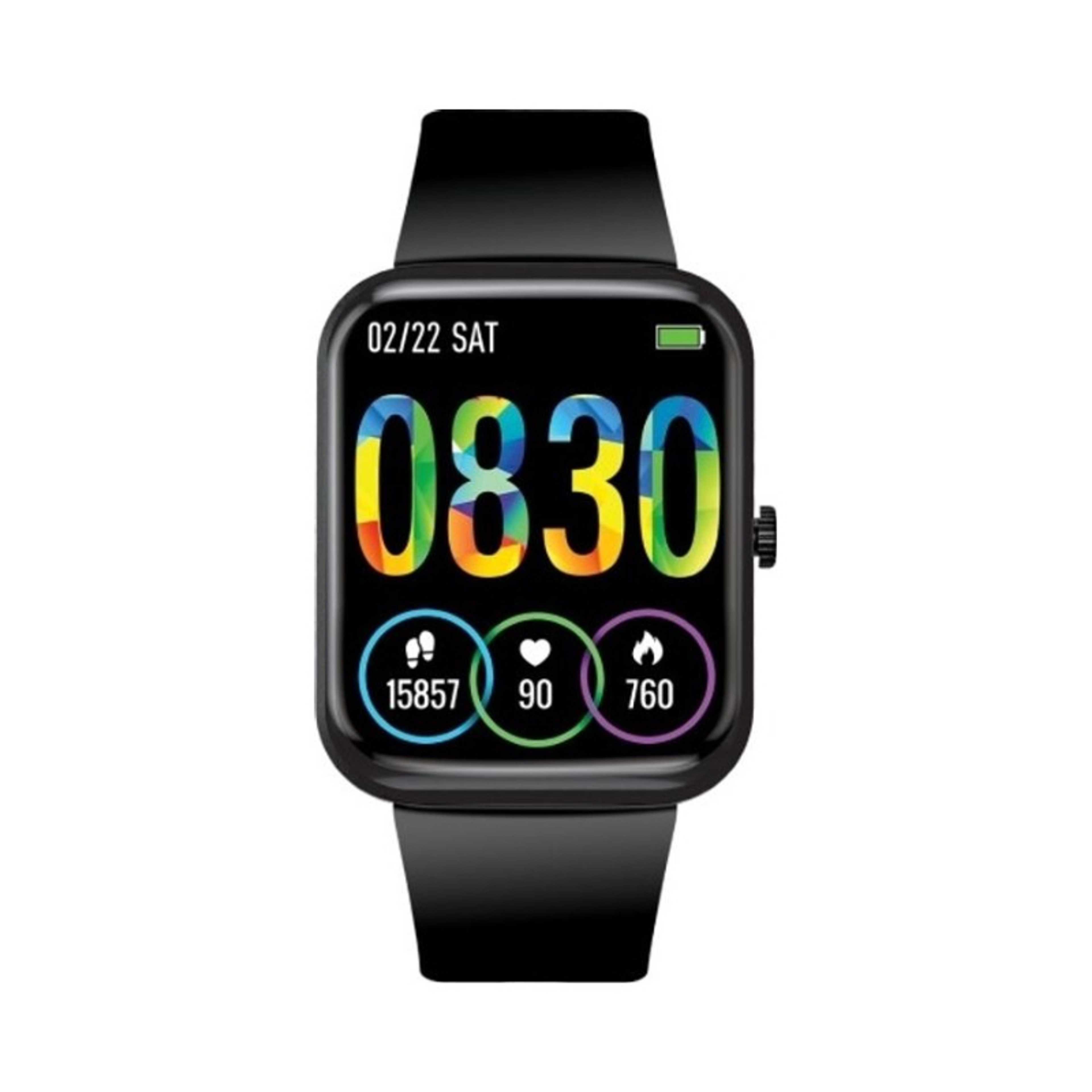 Smart Watch Bluetooth 5.1 Health And Fitness Tracker With 1.8 Inch Tft Display 10 To 15 Day Battery Life 100 Faces 27 Sports Modes And Ip67 Water Resistance For Iphone 14 Galaxy S22 Xwatch Black - Product Main Image