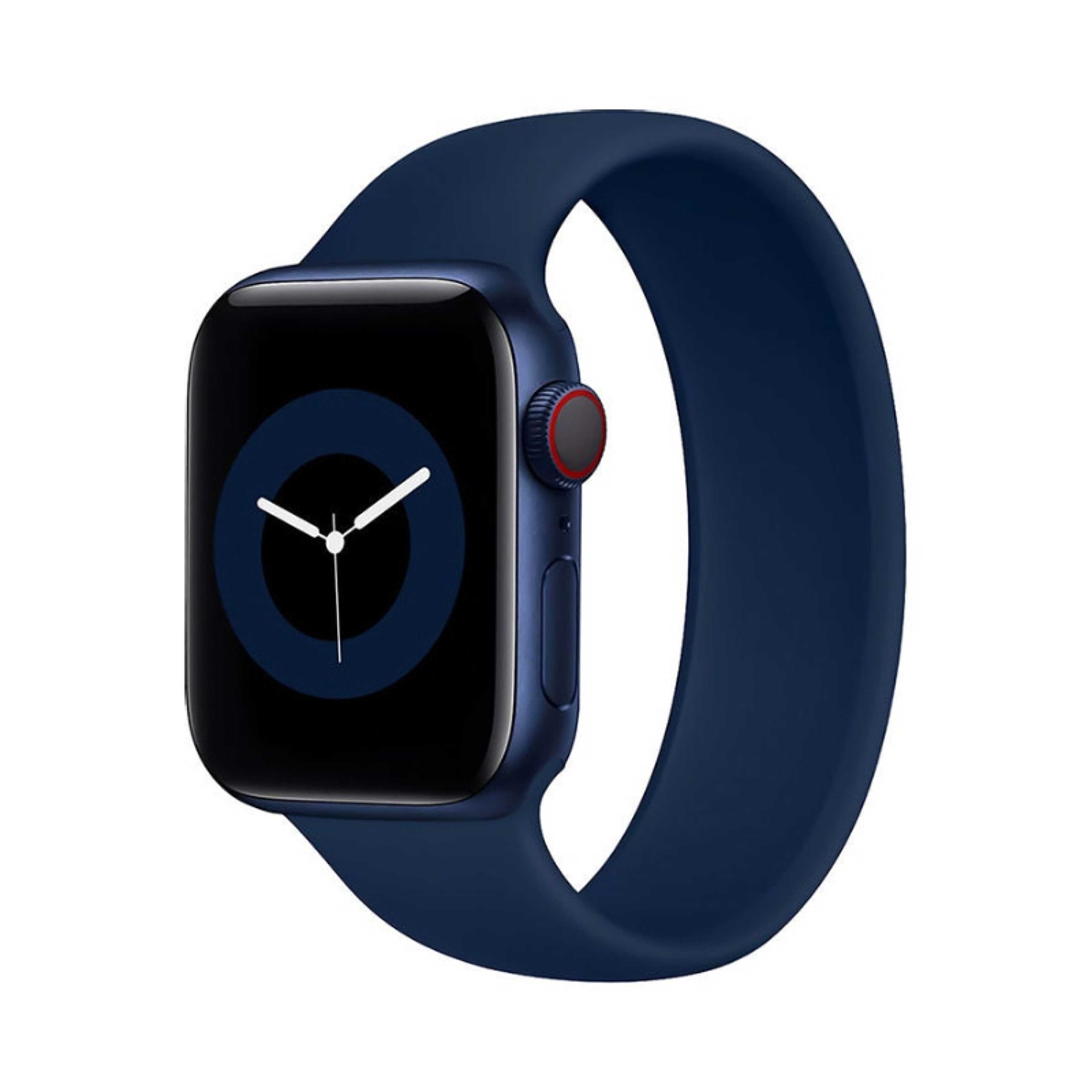 Replacement Band For Apple Watch 1/2/3/4/5/6/SE 38mm/40mm Navy Blue - Product Main Image
