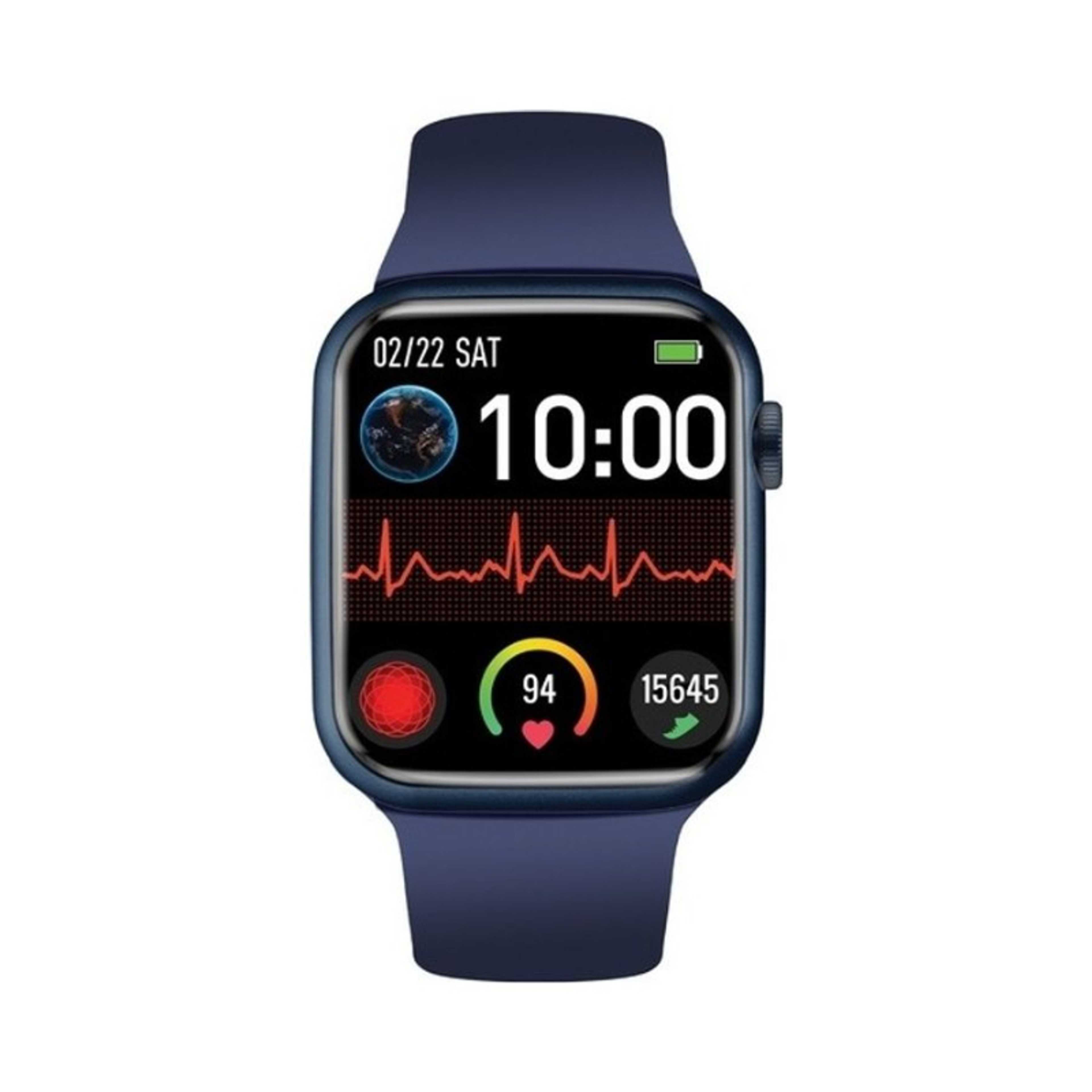 Smart Watch, Bluetooth 5.1 Health and Fitness Tracker with 1.9” TFT Display, 10-15 Day Battery Life, 100 Watch Faces, 30 Sports Modes and IP67 Water Resistance for iPhone 14, Galaxy S22, XWatch-B19 Blue - Product Main Image