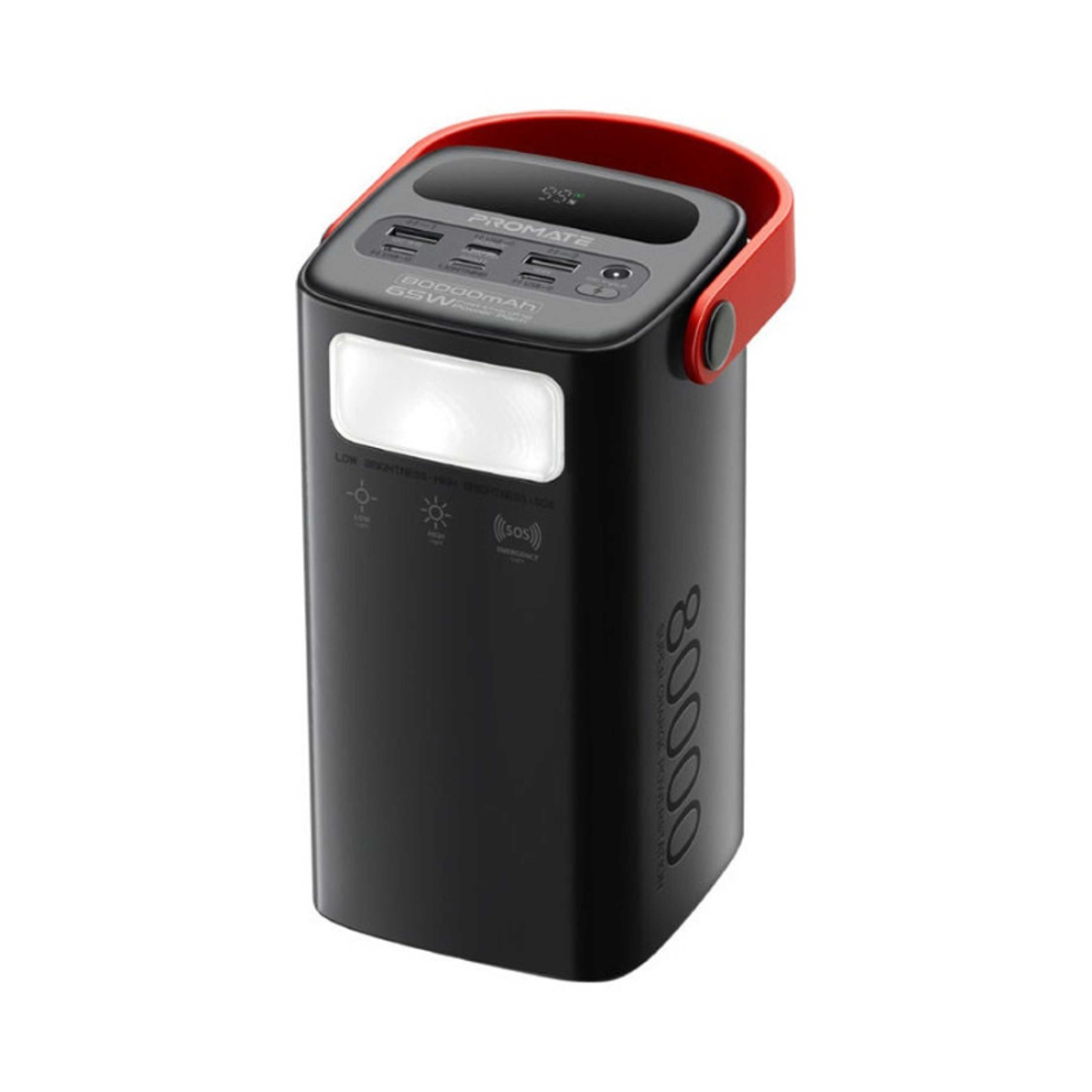 80000 mAh 80000 Mah Power Bank With 22.5W Quick Charge 3.0, 65W USB-C Power Delivery Input/Output, 15W USB-C, And 3 Mode LED Flashlight Black - Product Main Image