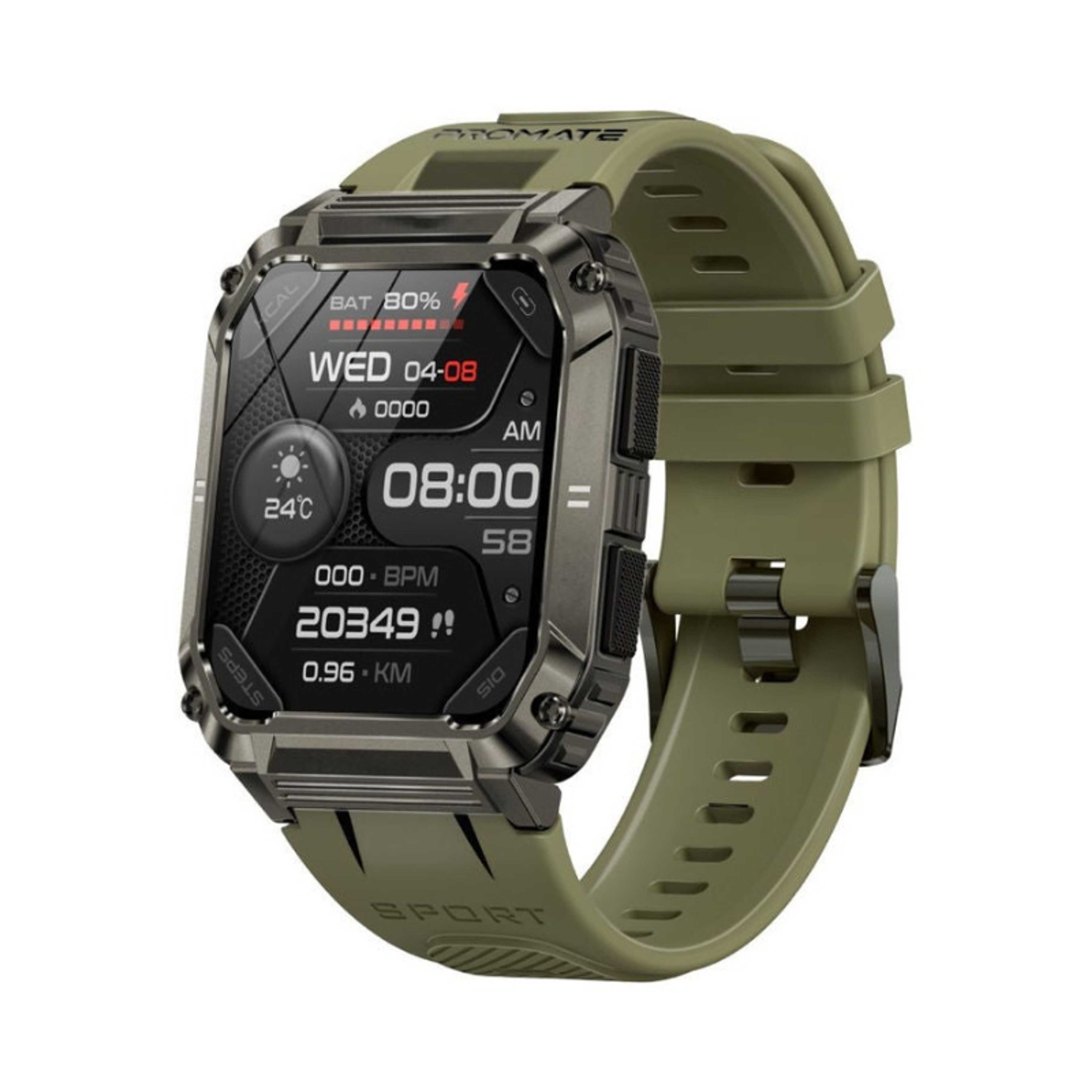 400 mAh Smart Watch, Rugged Bluetooth 5.1 Fitness Tracker With 1.95” Tft Display, 12 Day Battery Life, 100 Watch Faces, 100 Sports Modes And Ip67 Water Resistance For Iphone 14,15 Galaxy S22, Xwatch-S19 MNG - Product Main Image