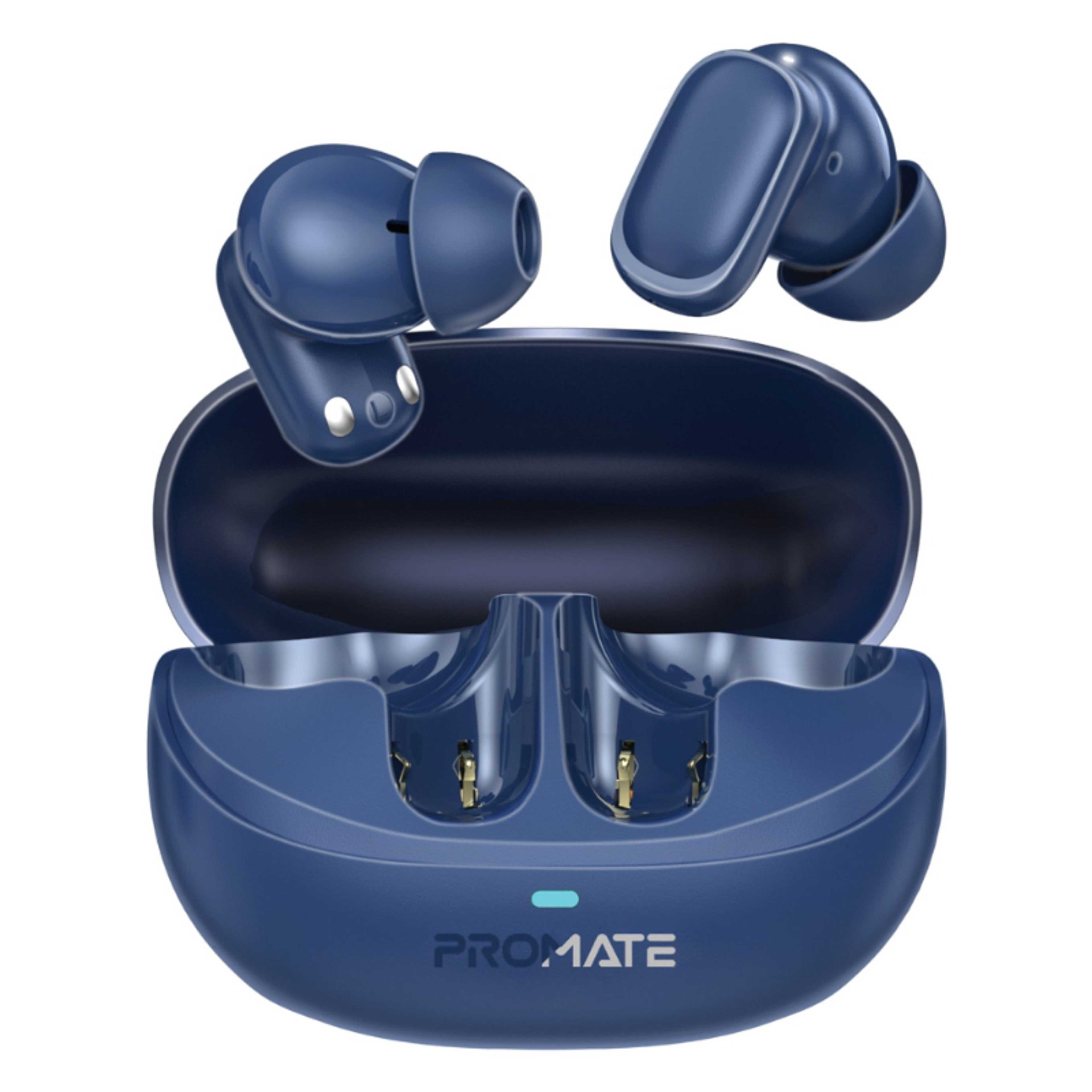 TWS Earbuds With 6Hrs Playtime, HD Microphone for Immaculate Calls, IntelliTouch Controls, IPX4 Water Resistanceو, Bluetooth 5.4 For Stable Connection and Comfort-Fit Design Blue - Product Main Image