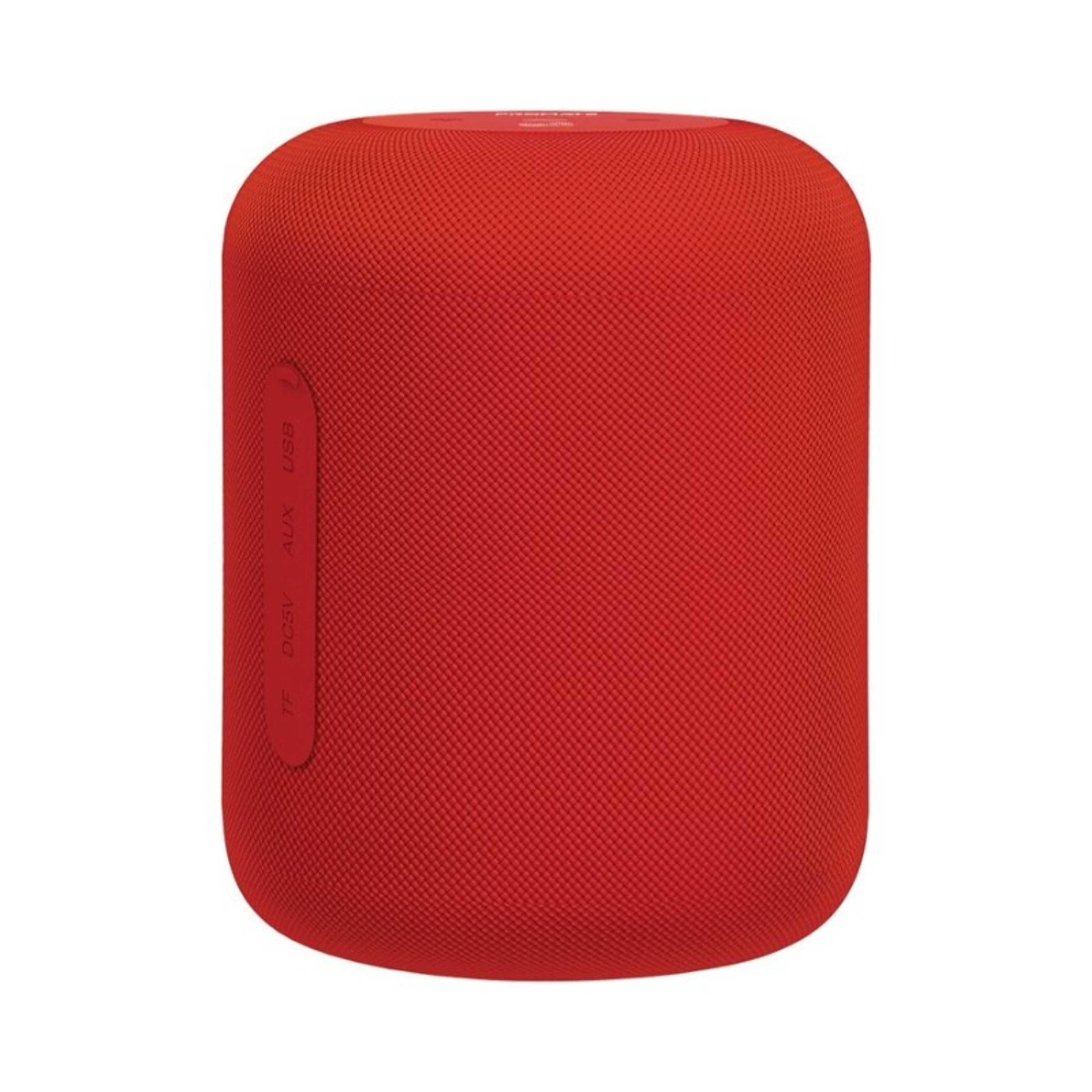 Portable Wireless Speaker,Stylish 10W True Wireless Speaker with 360-Degree HD Sound,Long playtime,USB Media Port,Micro SD Card Slot and 3.5mm Port for Bluetooth Enabled Devices,Boom-10 Red - Product Main Image