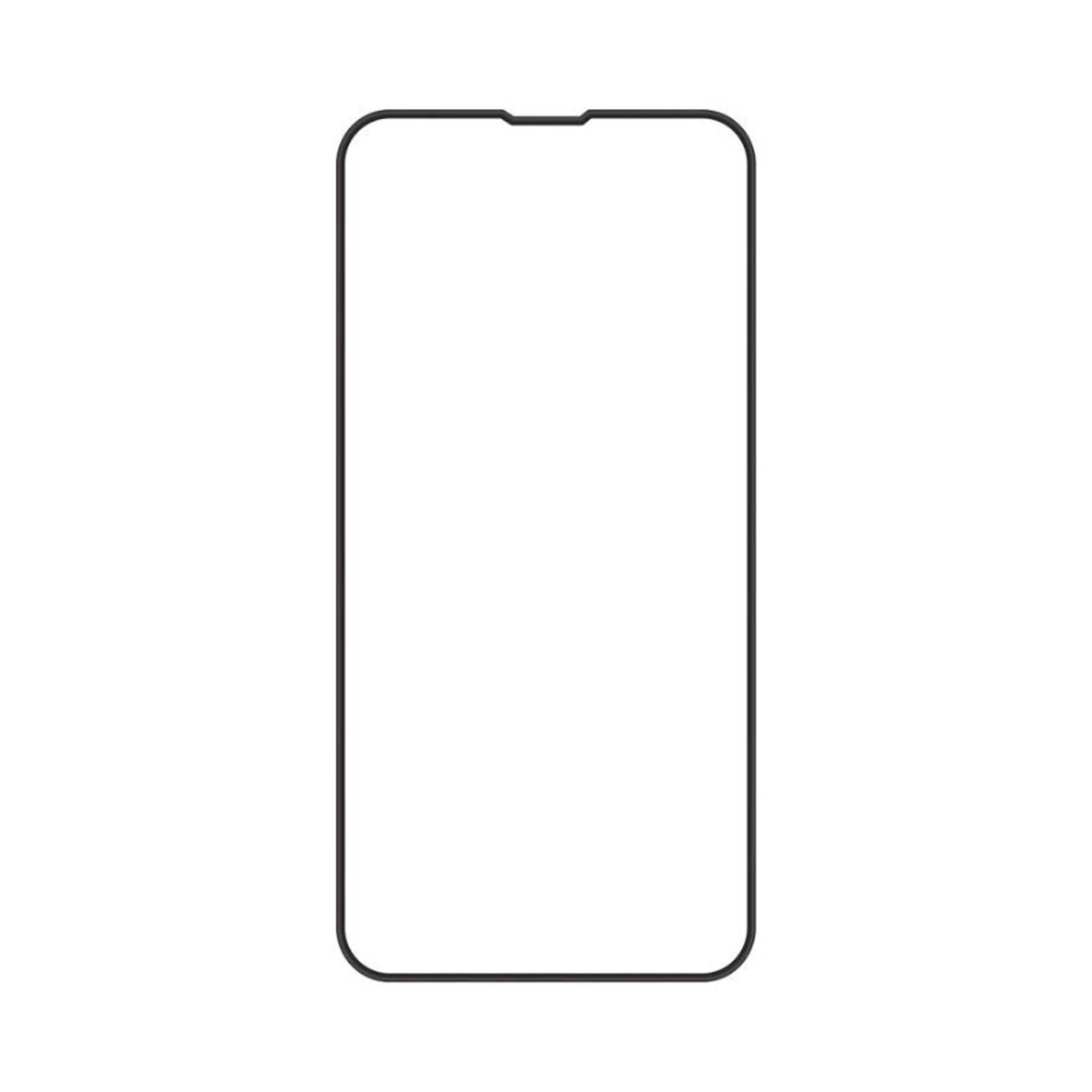 DropProtect Clear 3D Glass With Built-in Bumper For iPhone 14 Pro Clear - Product Main Image