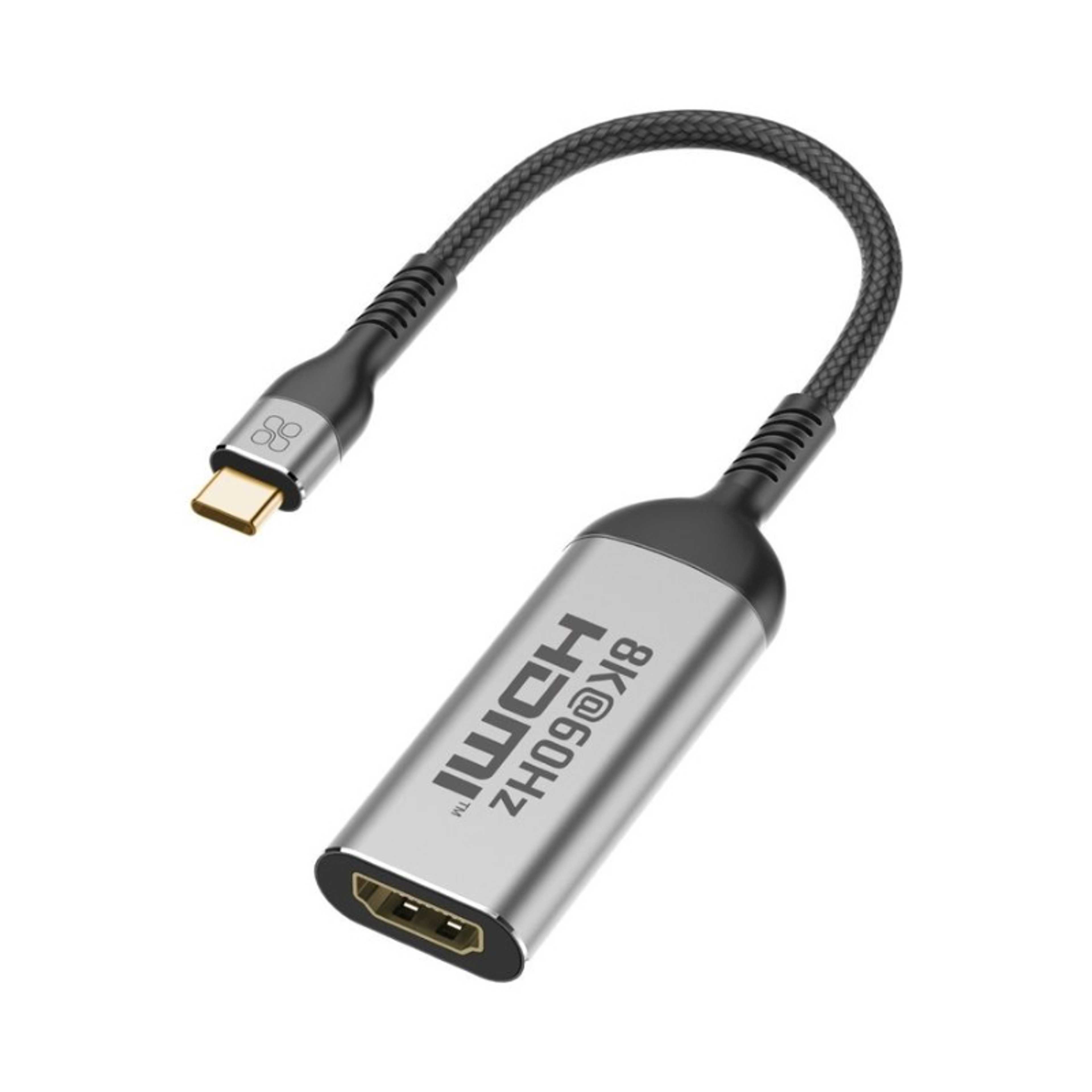 Premium High Definition 8K Type-C To HDMI Adapter Black - Product Main Image