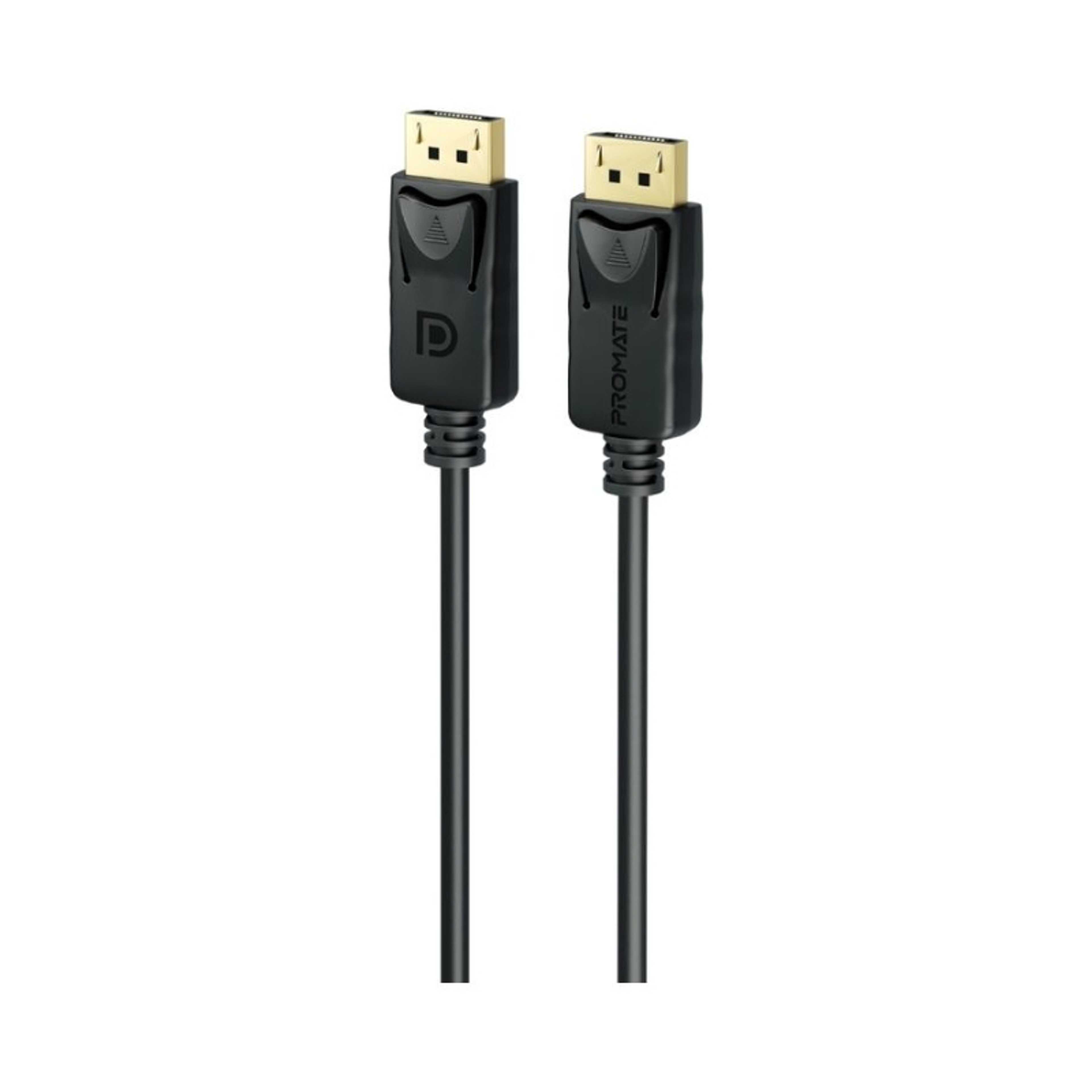 Display Port Slim Cable With HD 8K 60Hz 32.4 Gbps Bandwidth And 3 Meter Black Black - Product Main Image