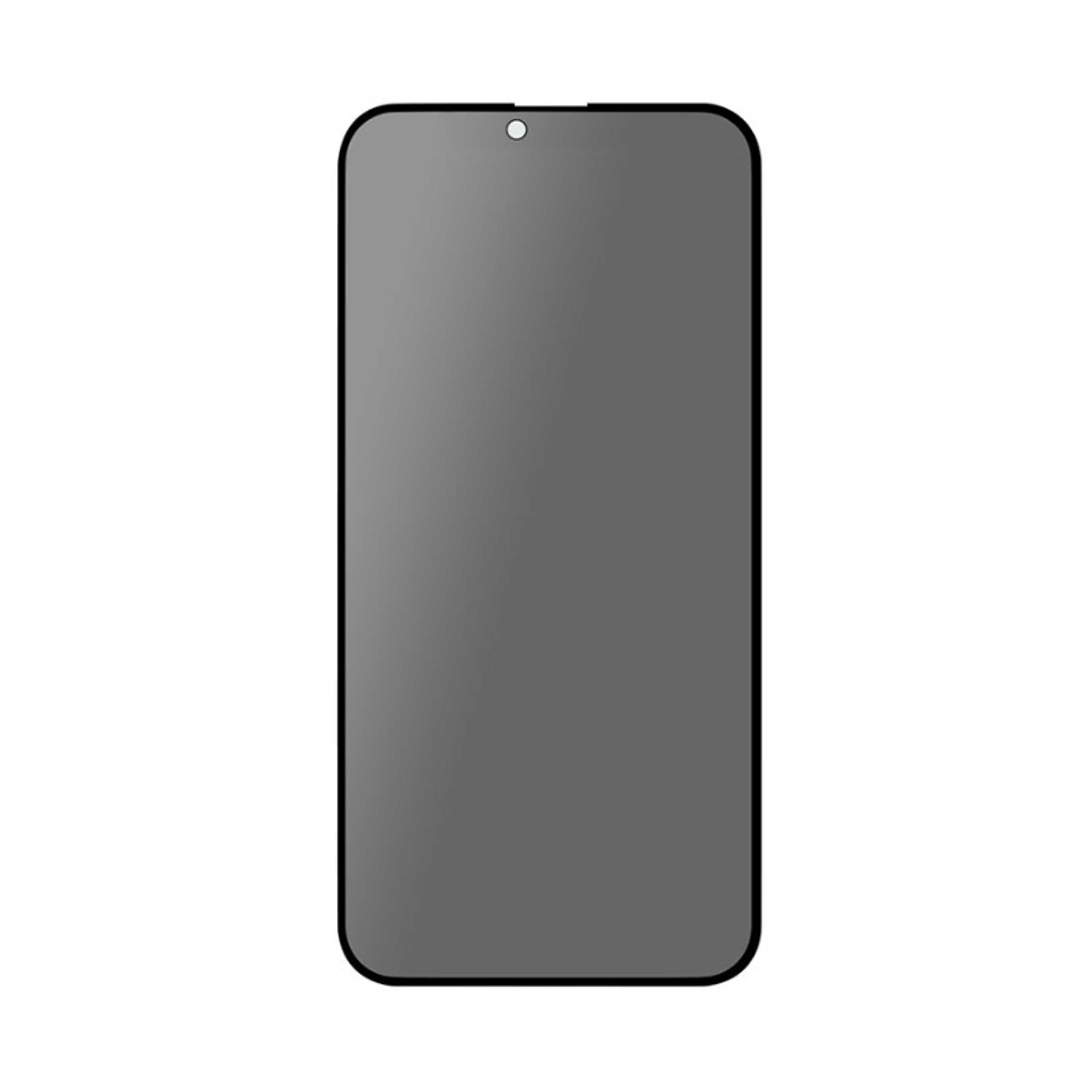 ExtremeGuard Clear Privacy Glass Screen Protector For iPhone 14 Max (Plus) Black - Product Main Image