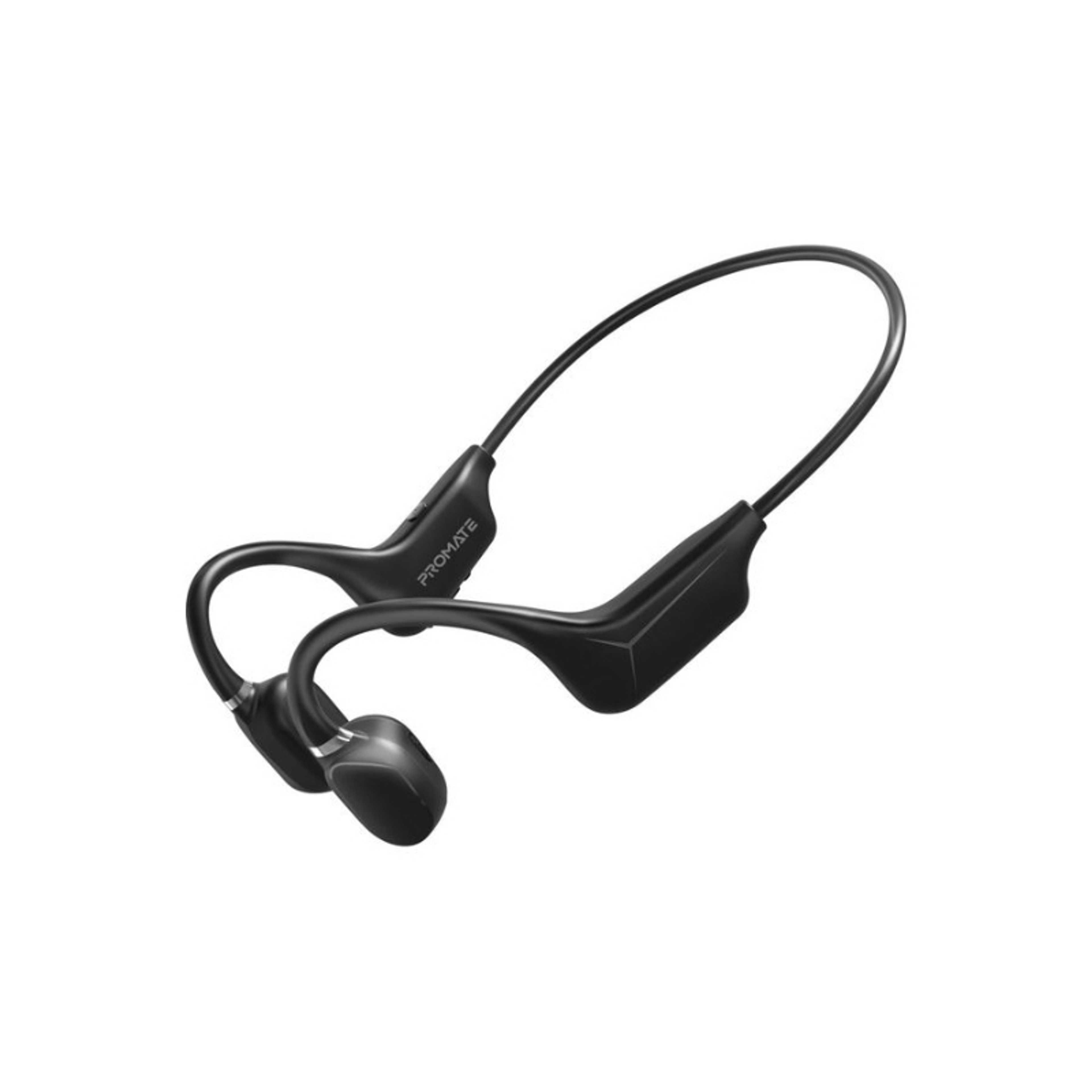 Bone Conduction Lightweight Earphones with Audio Controls, 8H Playback, Multi-Point Pairing, Mic and Sweatproof Design Black - Product Main Image