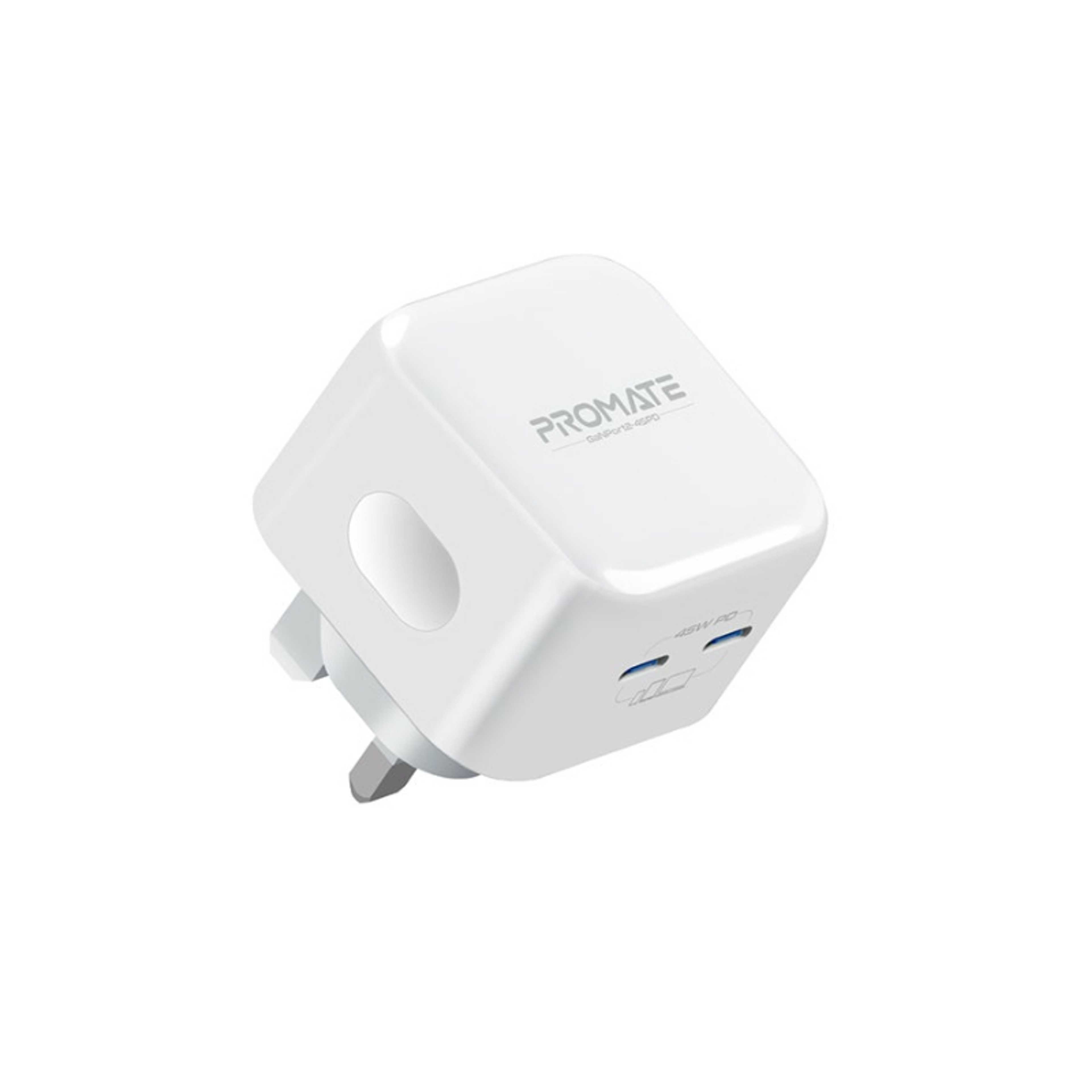 45W Power Delivery GaNFast Charging Adapter White - Product Main Image