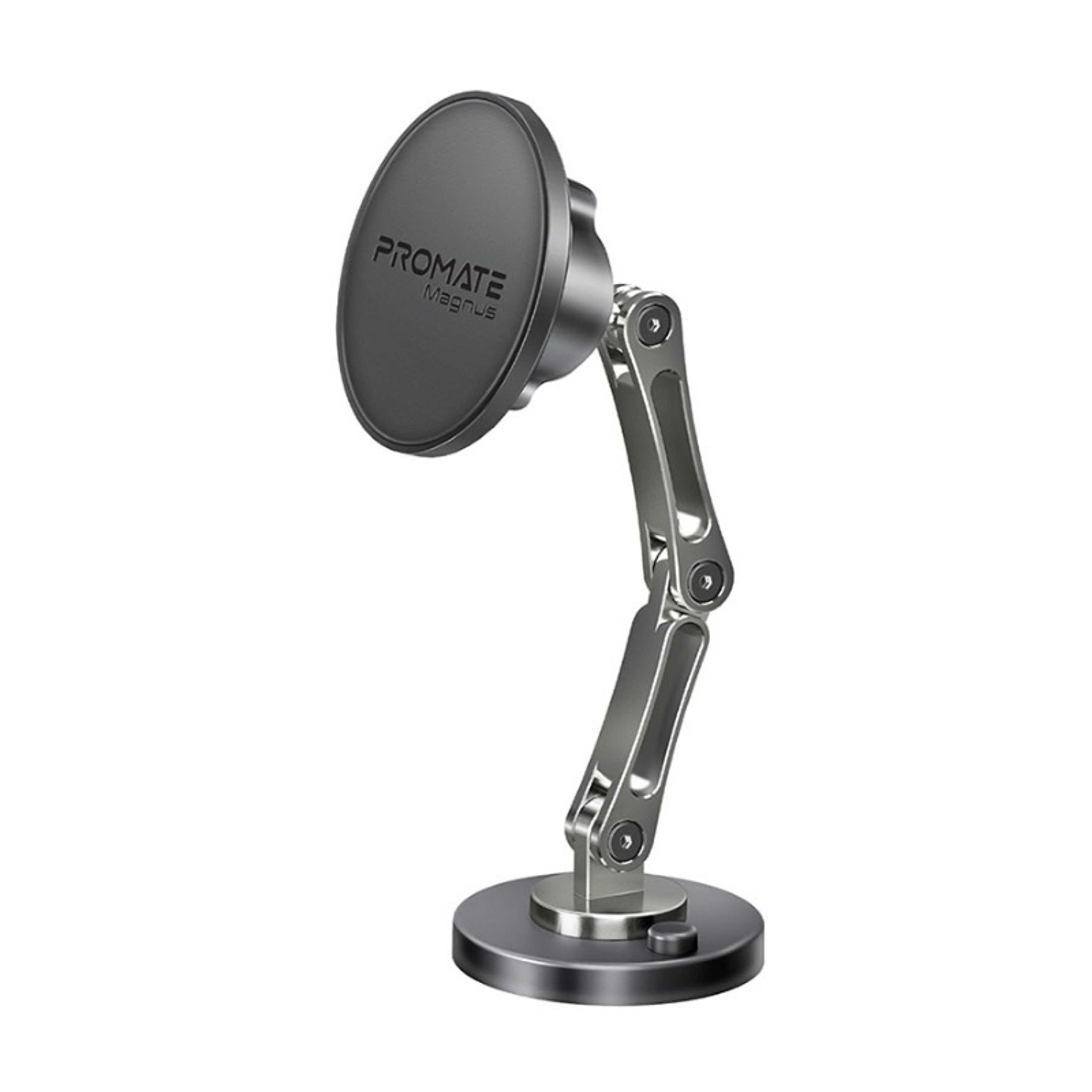 Magnetic Car Mount, Universal Stick-On Dashboard/Windshield Mount Holder, Triaxial Height Adjustment, 360 Degree Rotation Black - Product Main Image
