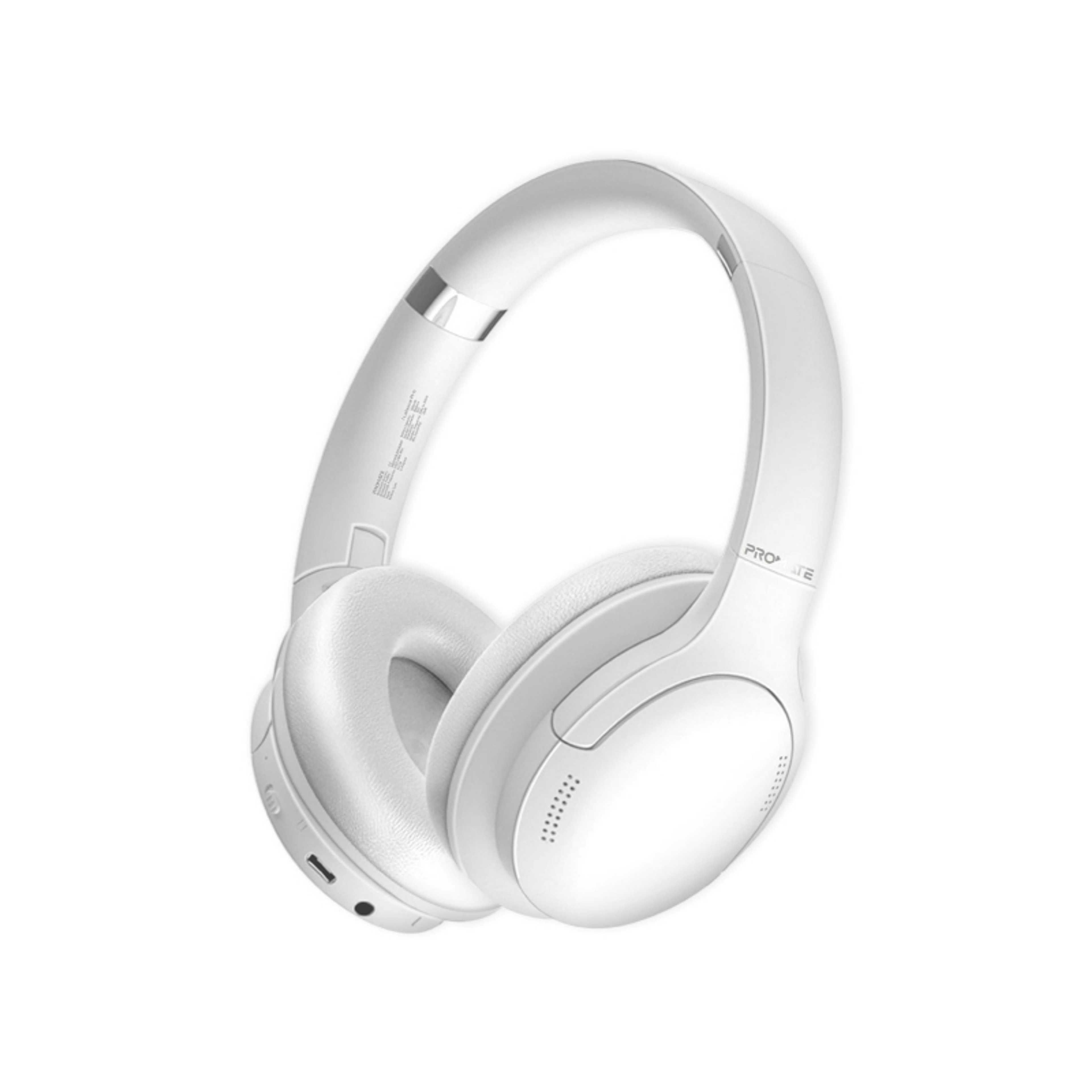 Wireless Headphones HiFidelity OverEar WiredWireless Bluetooth v5.4 Headset with Microphone 24H Playtime 300mAh Battery Foldable Design White White - Product Main Image