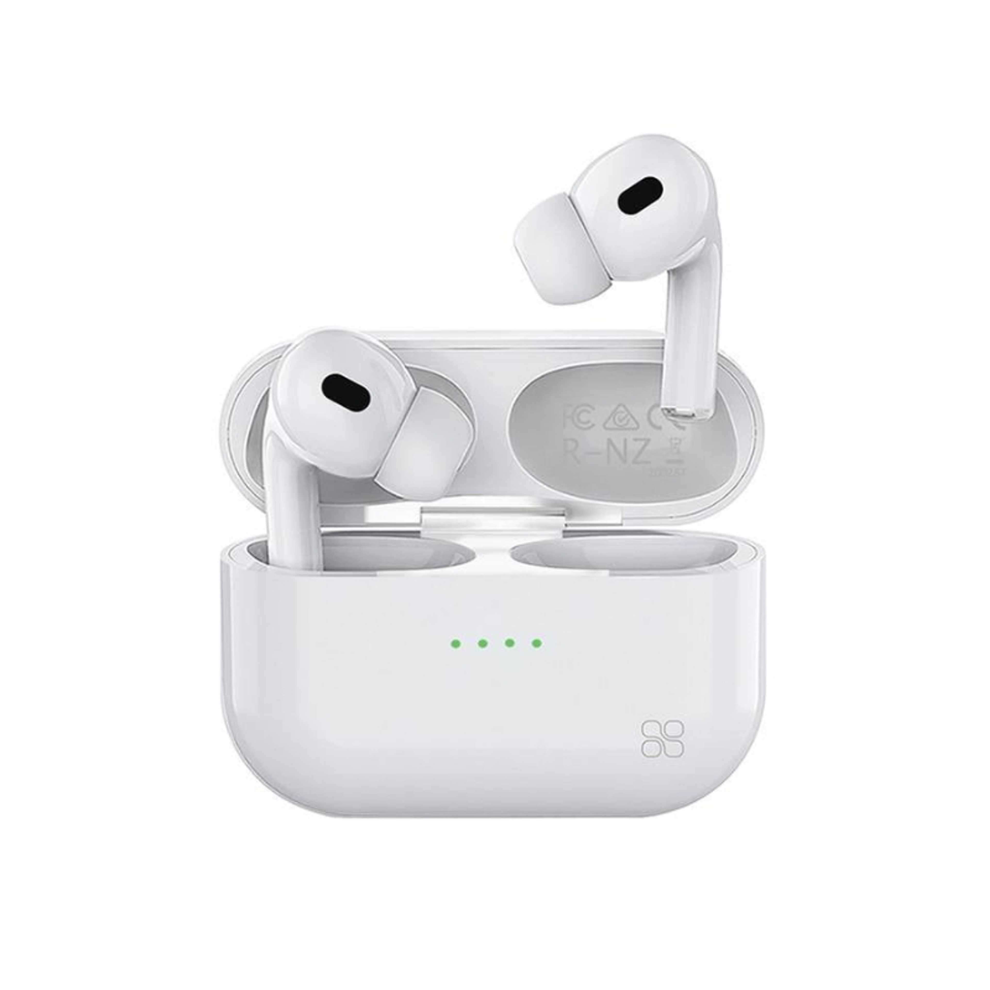 True Wireless Earbuds, Advanced Bluetooth 5.0 Ergonomic Headphones with Mic, 16-Hour Playtime, 240mah Charging Case, Auto-Pairing and Smart-Touch-Control For Smartphones White - Product Main Image