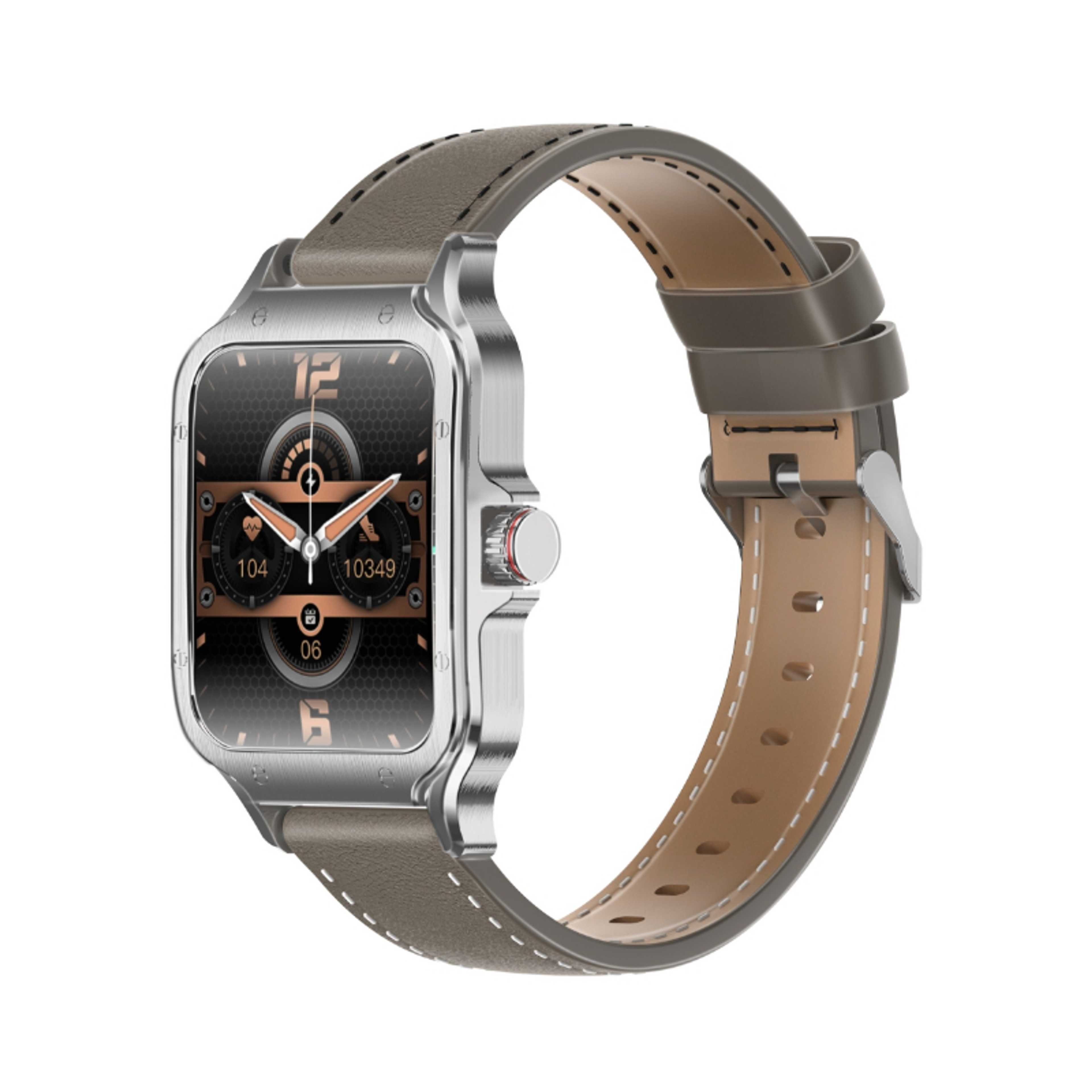 Bluetooth Smart Watch IP68 Waterproof , 1.78" Curved Screen, Li-Polymer Battery Lasts Up to 10 Days on a Single Charge, 100+ Sports Modes Silver - Product Main Image