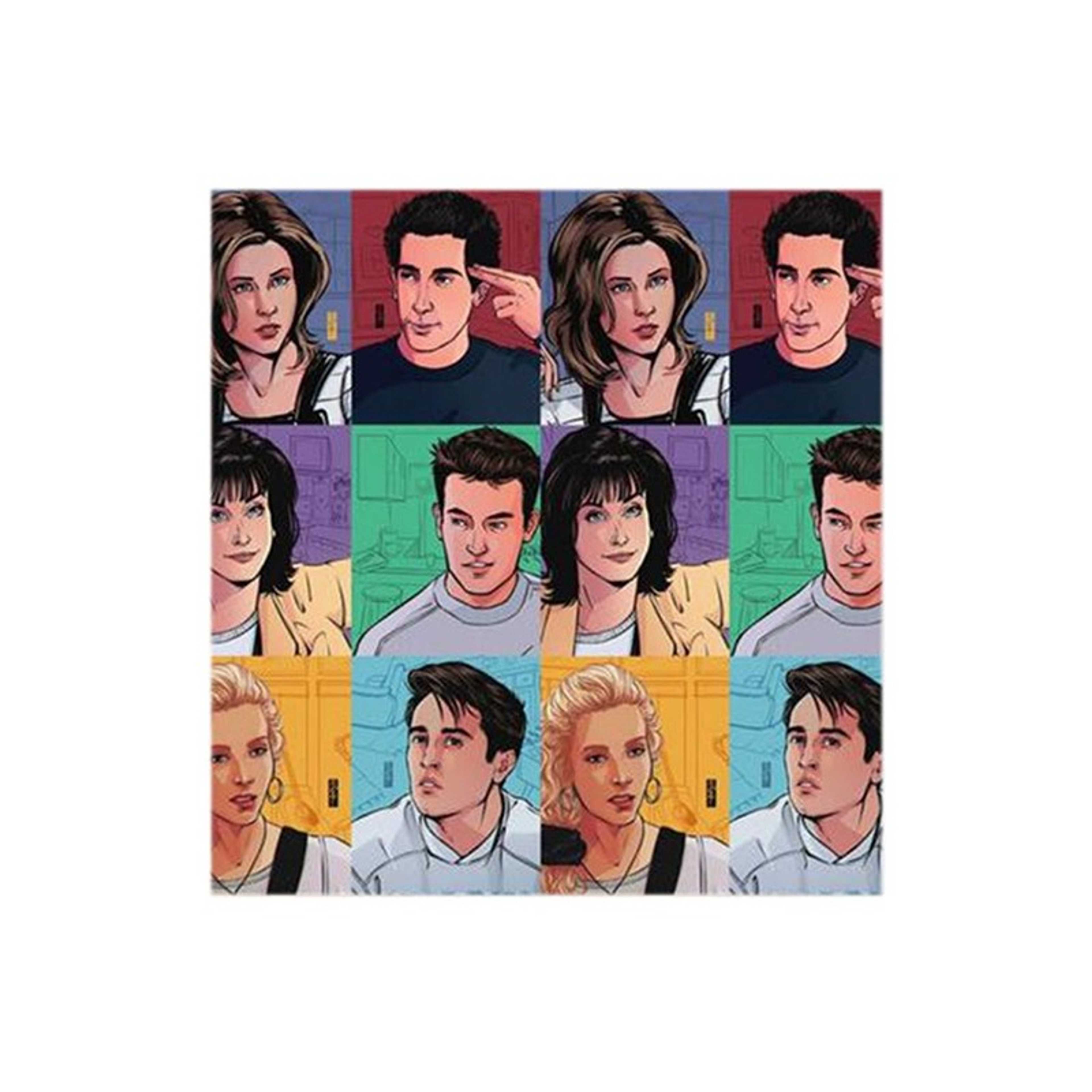 Friends MDF Wall Art Multicolour 30x30centimeter - Product Main Image