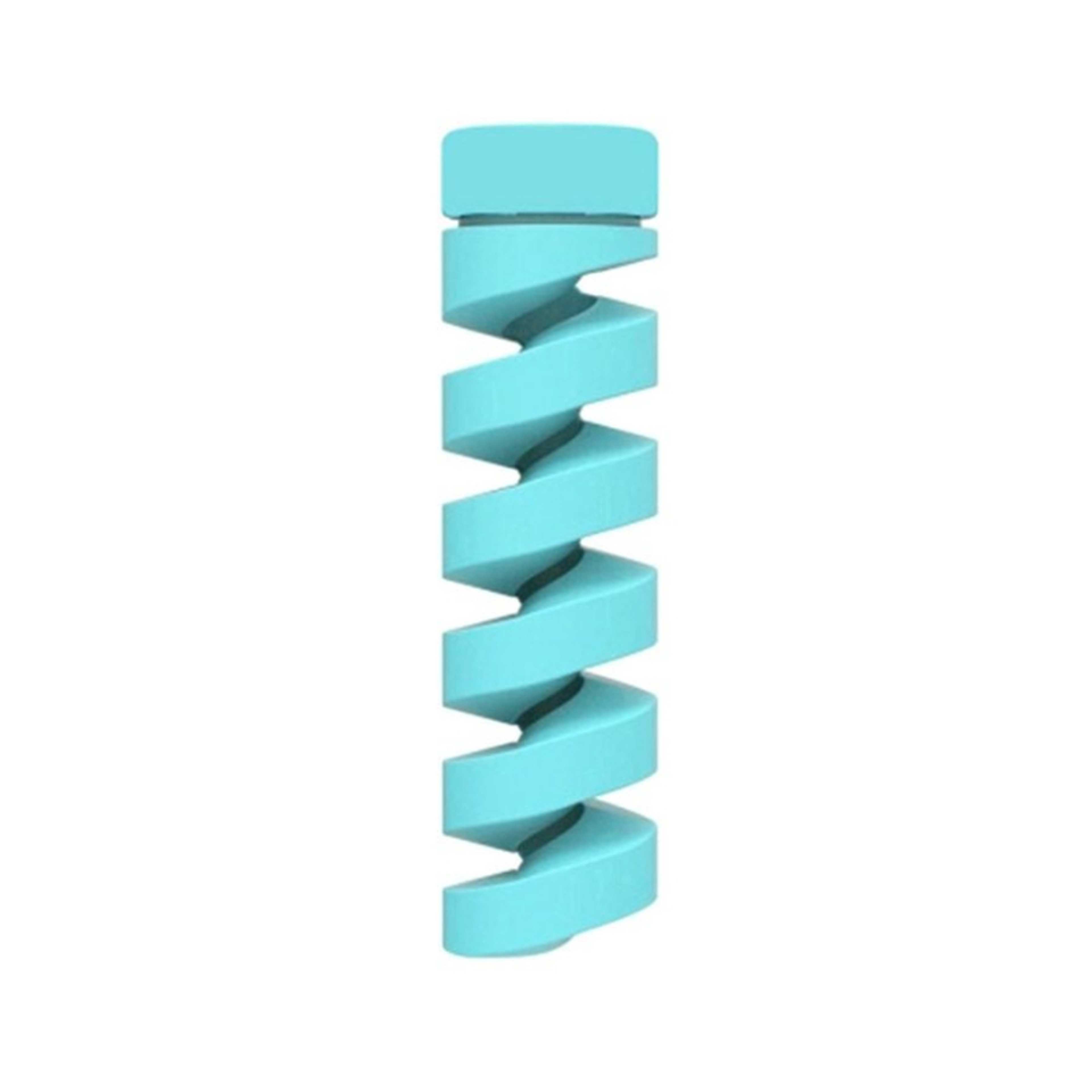 Spiral Data Cable Protector Blue - Product Main Image