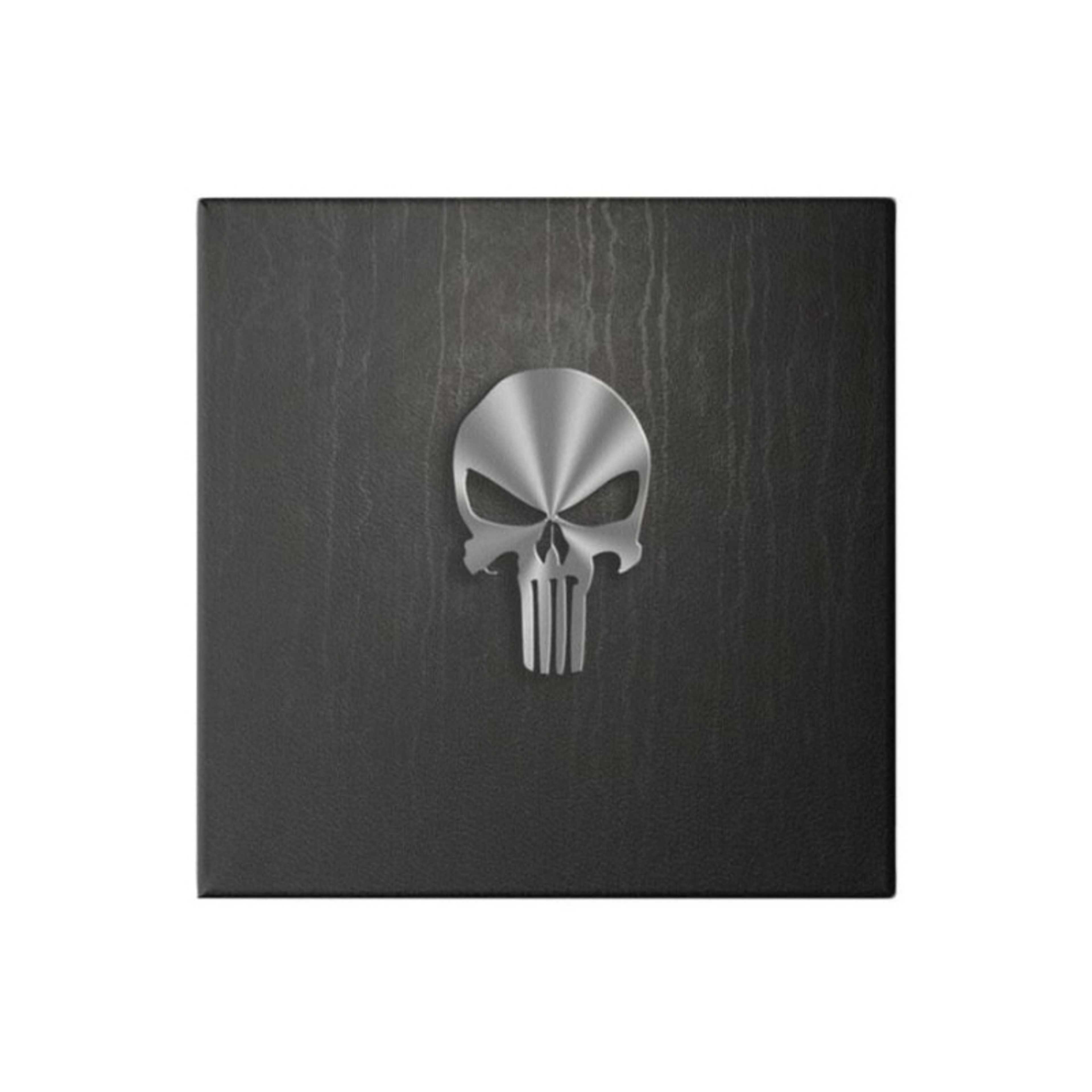 The Punisher Wall Painting With Frame Black/Grey 30x30cm - Product Main Image