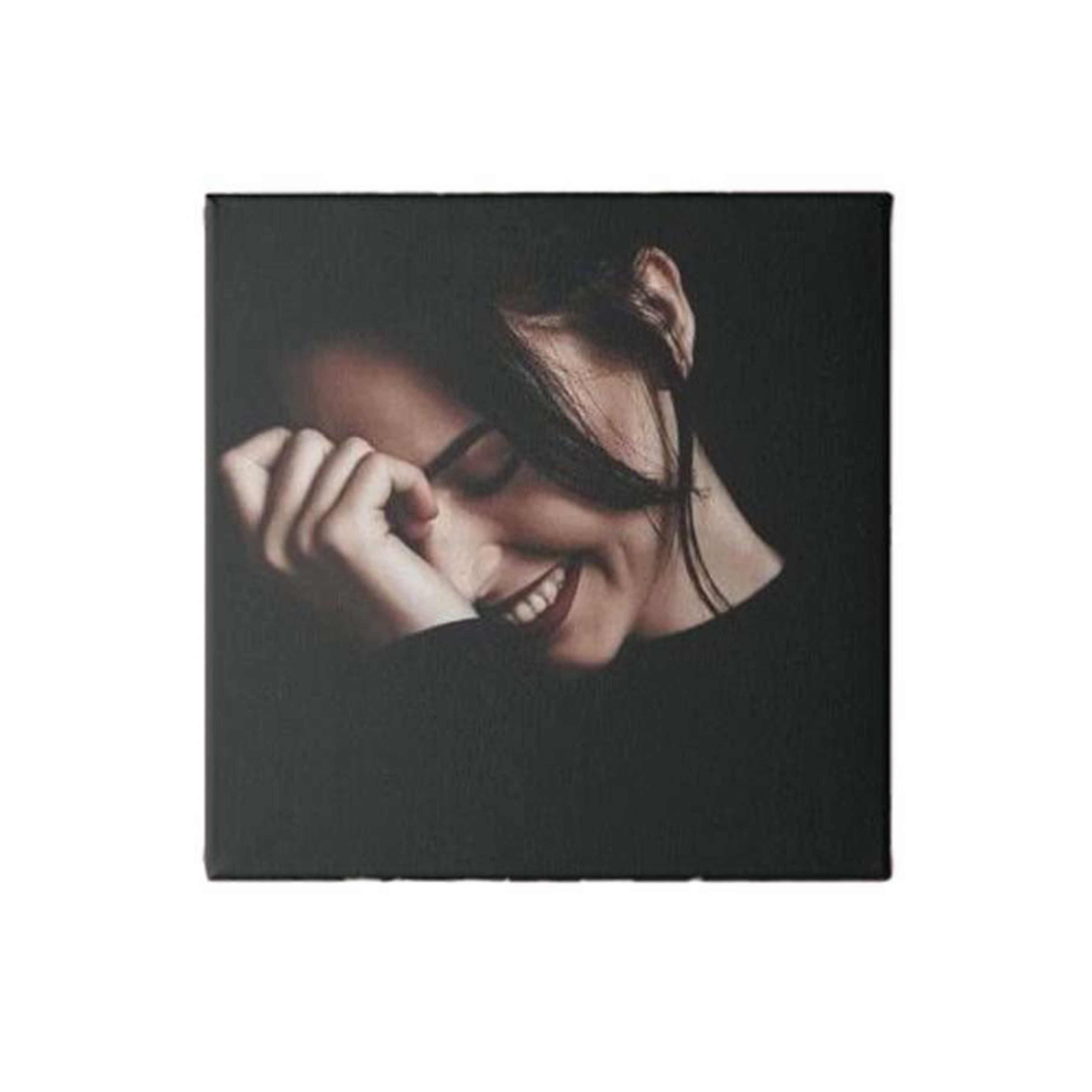 Happy Girl Wall Painting Multicolour 50 x 50cm - Product Main Image