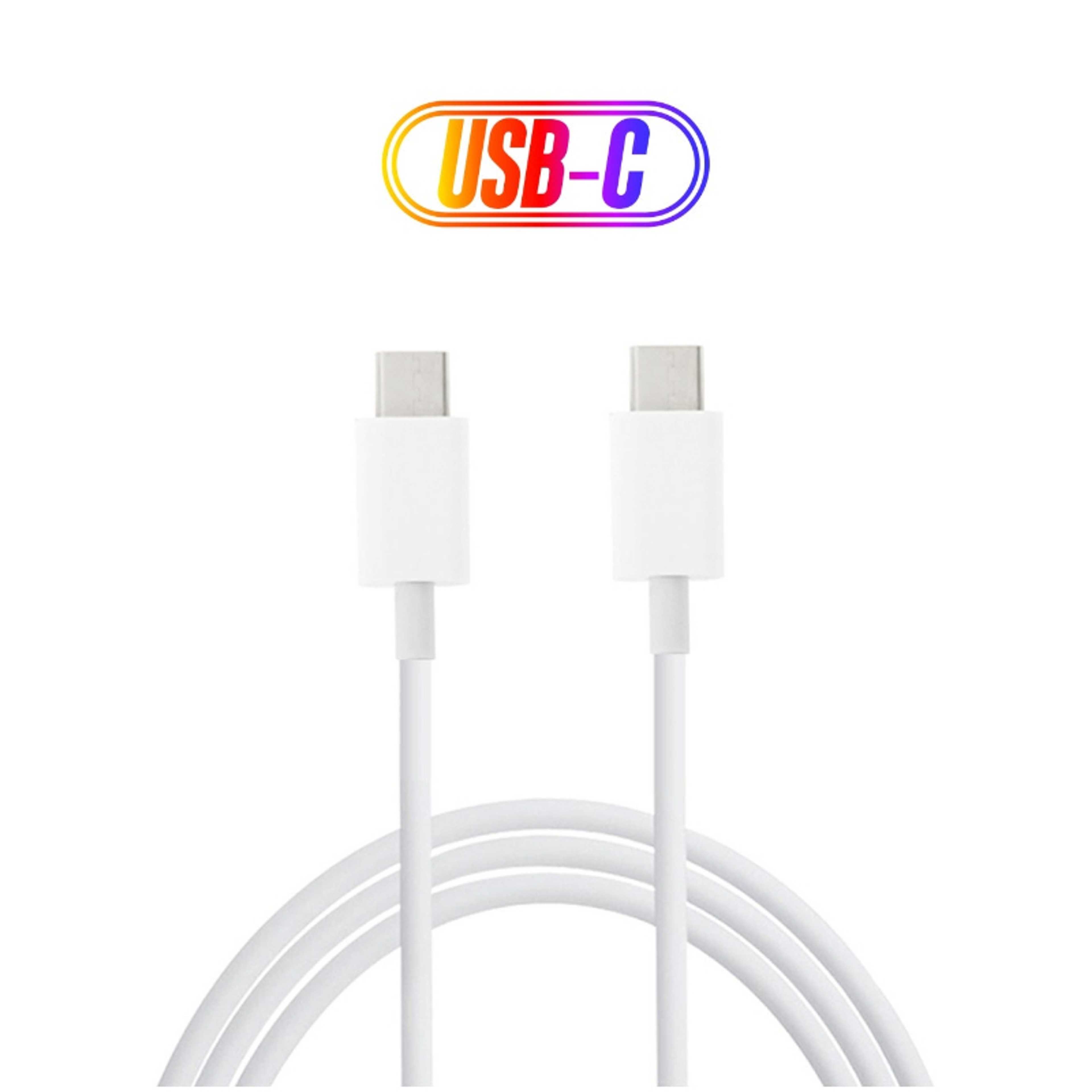 Type-C To Type-C Data Sync Cable White - Product Main Image