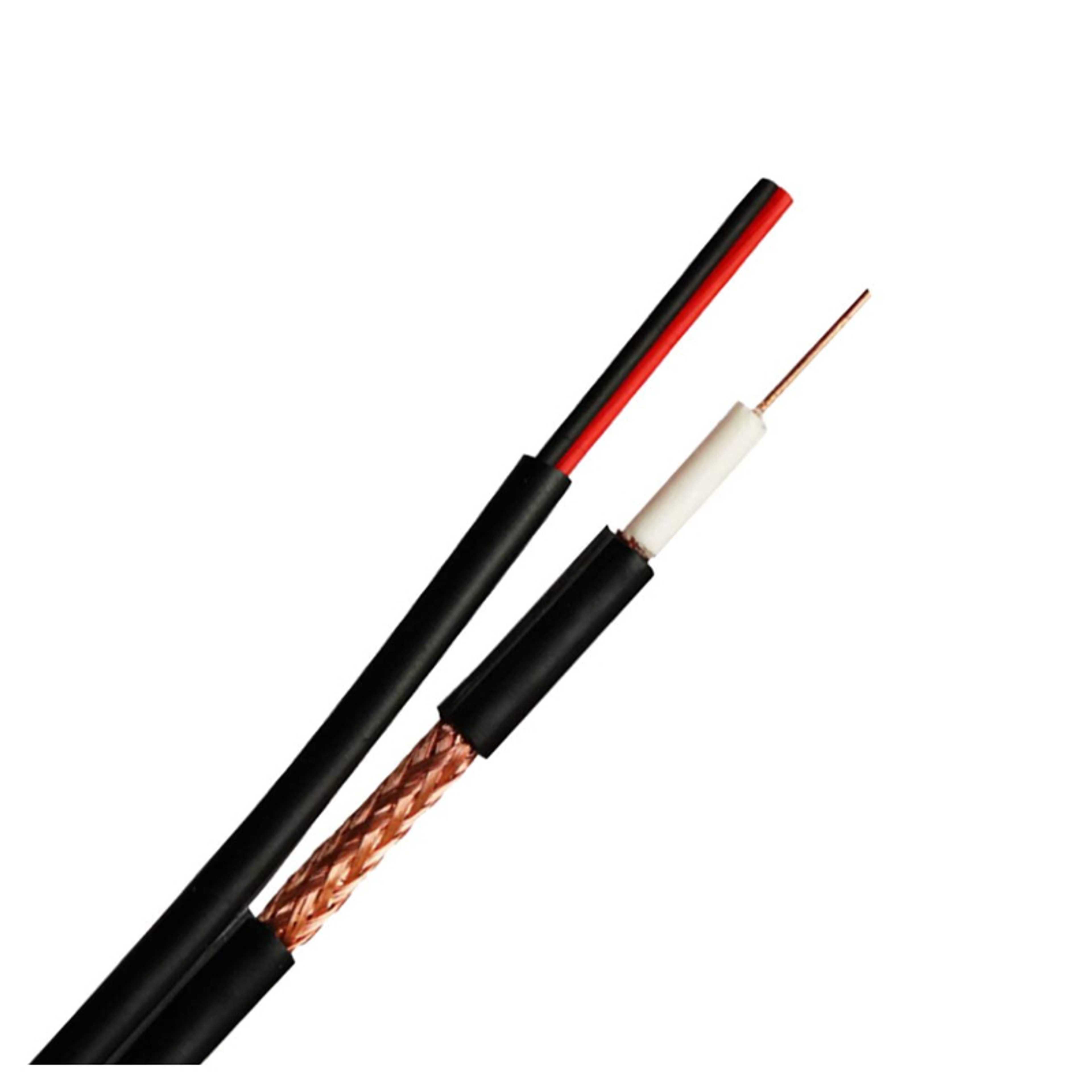 SmarTLine HIGH QUALITY 305Y RG59 WITH POWER Coaxial Cable for CCTV Camera - Product Main Image