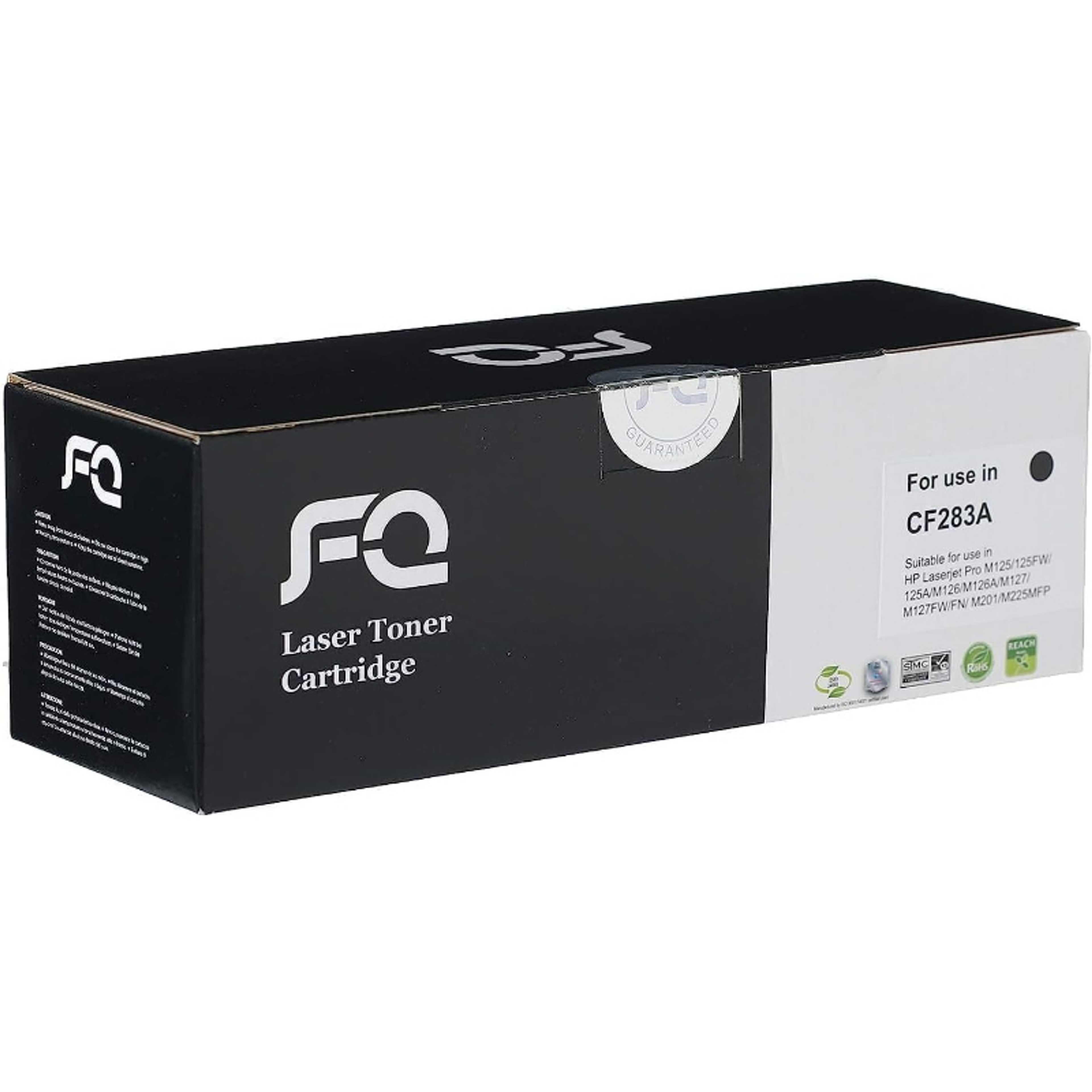 FQ CF283A 83A LaserJet Pro MFP M225dw M225dn M201dw M127fw M127fn Toner Cartridge   Black - Product Main Image