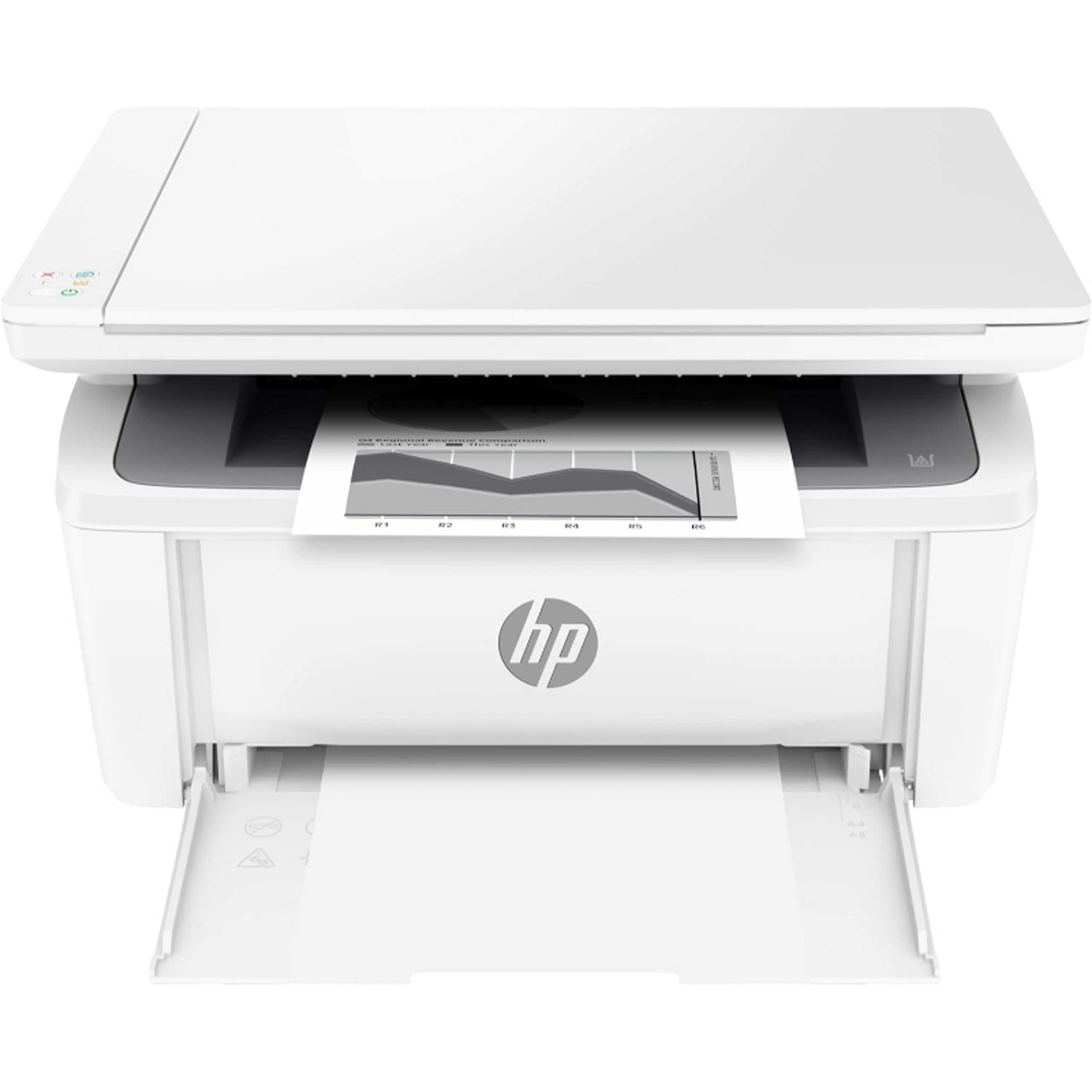 Hp laserjet mfp m141a printer, print, copy, scan, print up to 20/21 ppm (a4/letter),1 usb port, white, 7md73a - Product Main Image