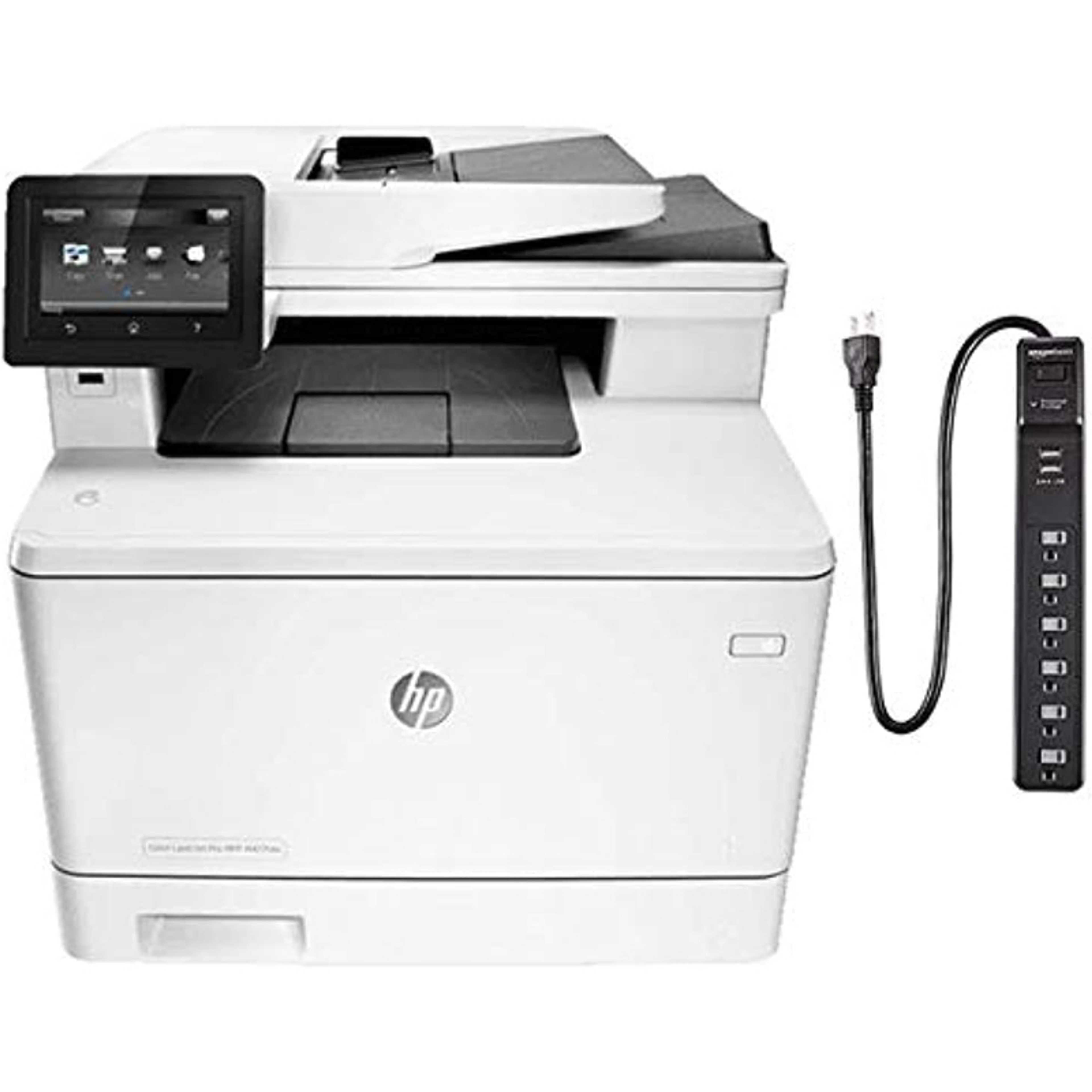 HP Color LaserJet Pro MFP M479fdw, Fax Copier Printer ADF With Single Pass Two Sided Scanning Touch Screen, W1A80A - Product Main Image