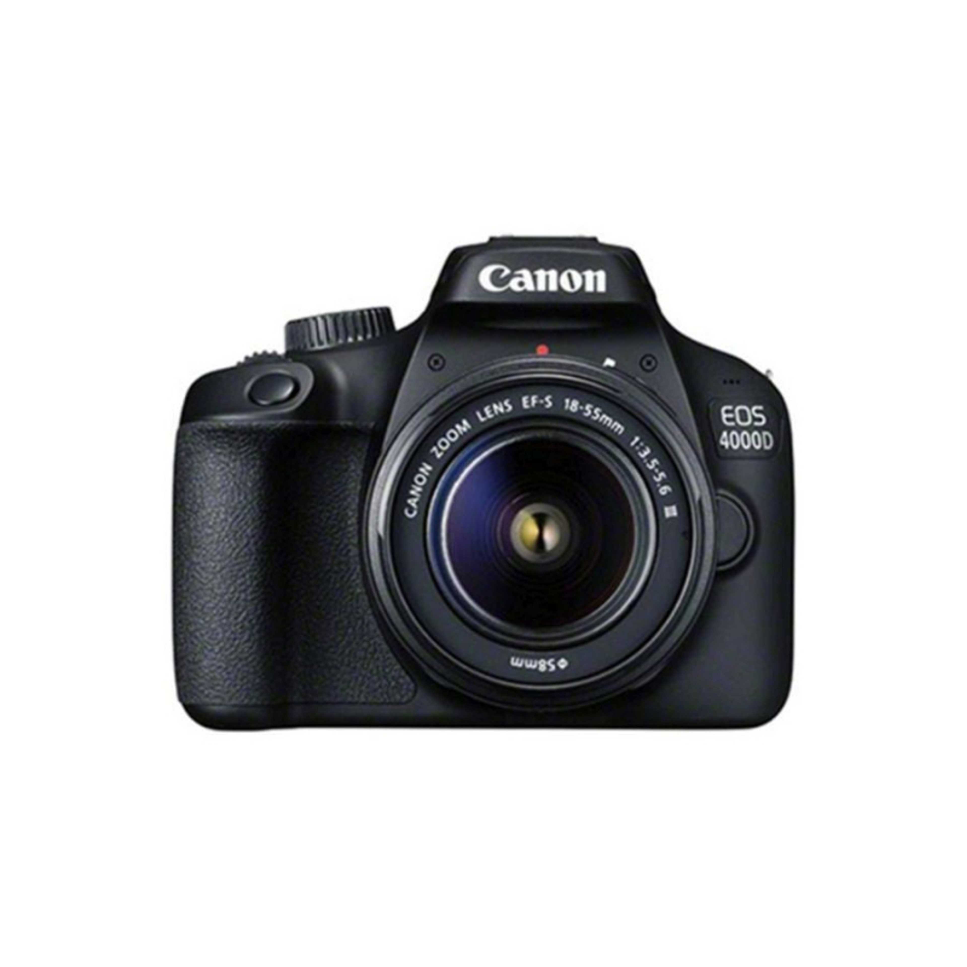 EOS 4000D DSLR With EF-S 18-55mm F/3.5-5.6 III Lens 18MP Built-In Wi-Fi Black - Product Main Image