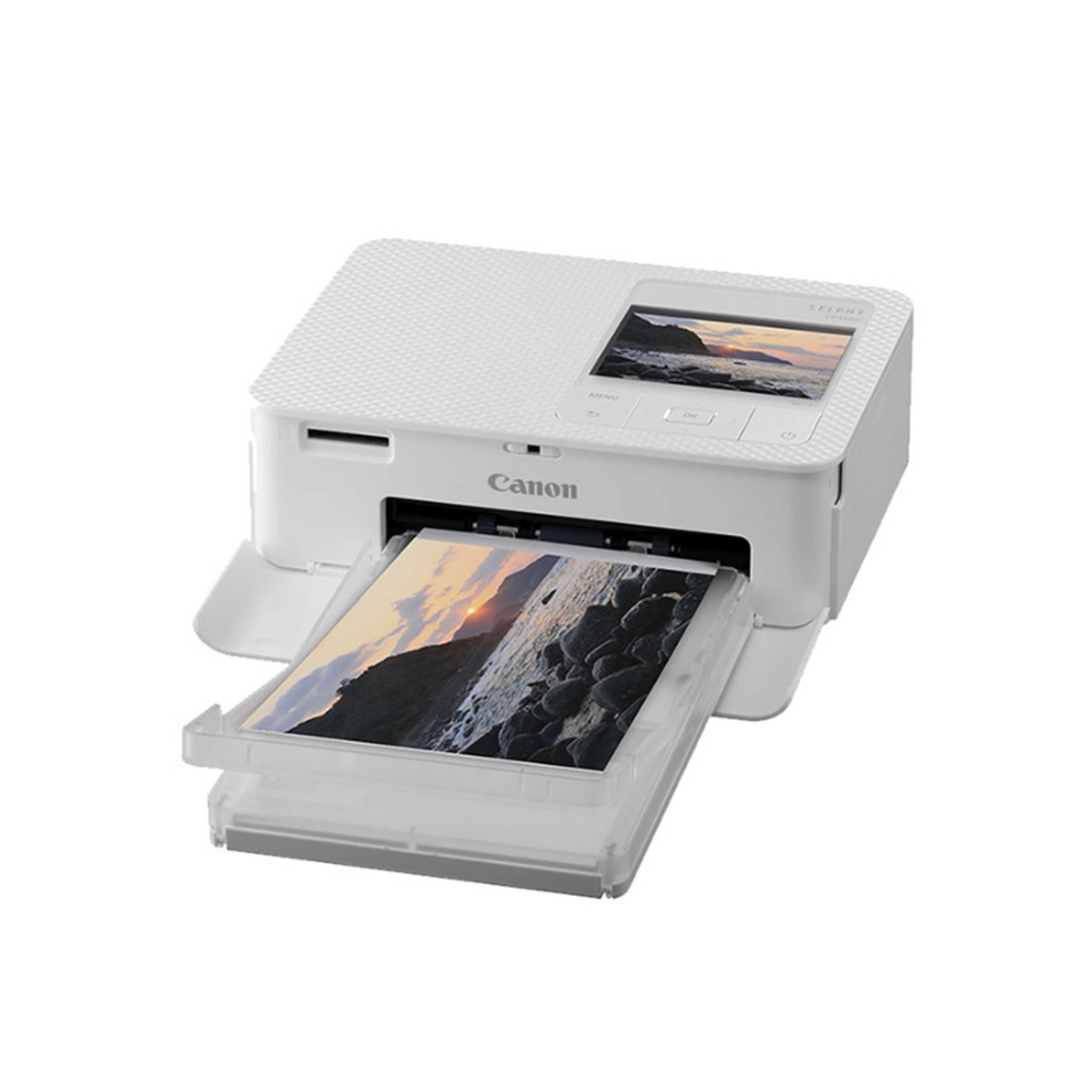 SELPHY CP1500 Compact Portable Photo Printer, Photos, Collages and Stickers | Wi-Fi & Direct printing | Smart Devices,  Computers, Cameras, SD Card and USB-C Flash Drives (Upgraded CP1300 Model) White - Product Main Image