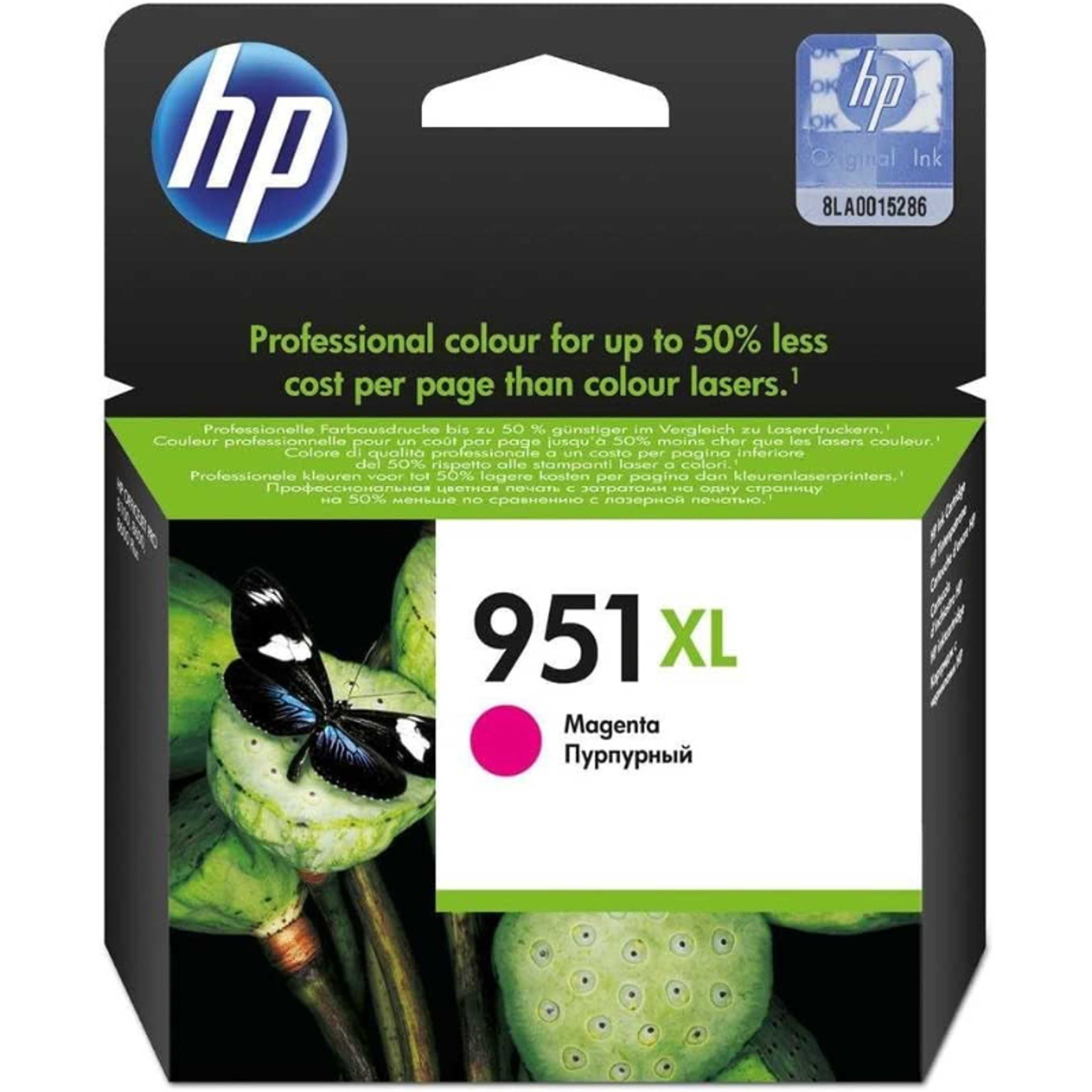Hp 951Xl High Yield Magenta Original Ink Cartridge - Cn047Ae - Product Main Image