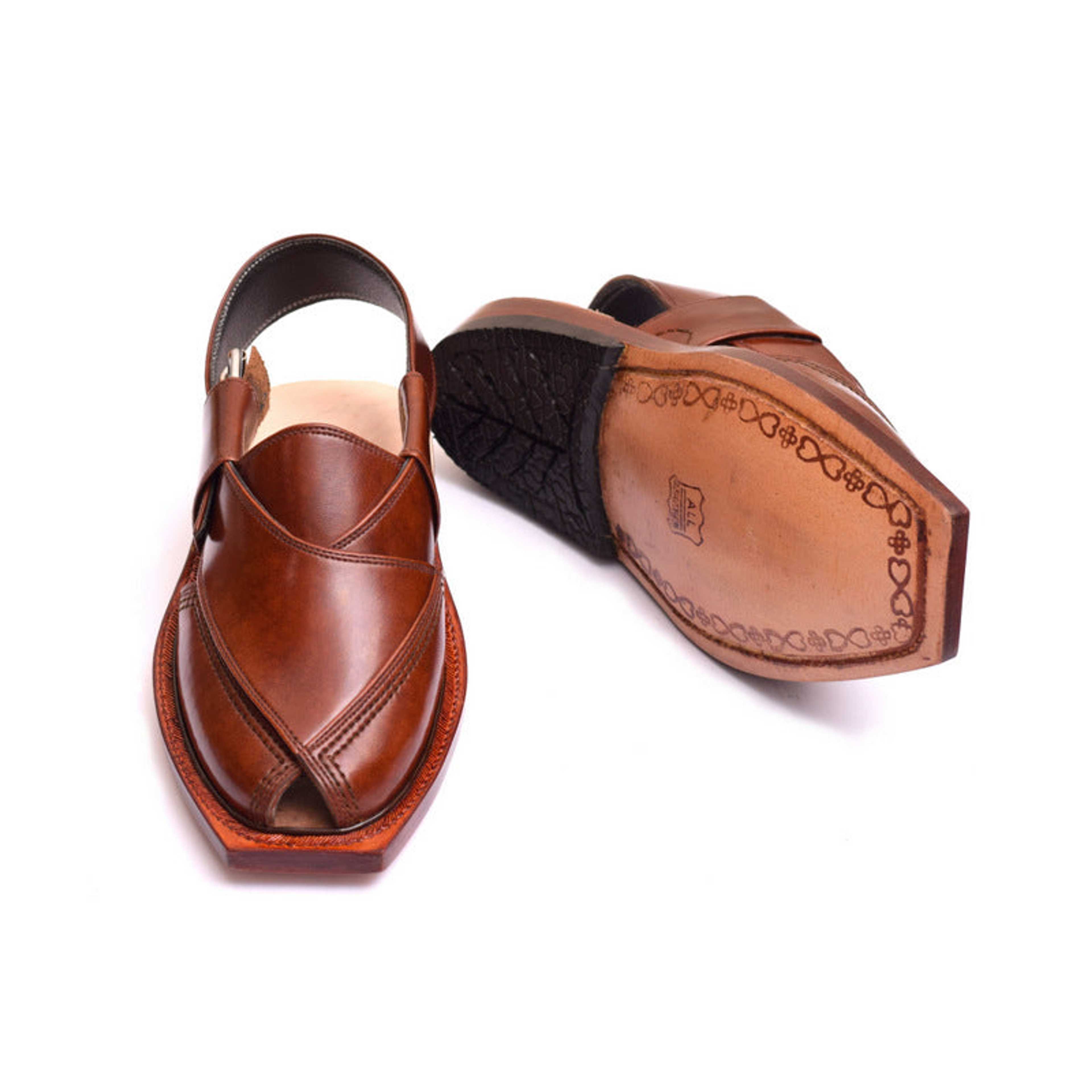 Premium Leather Sole In Mustard - Product Main Image