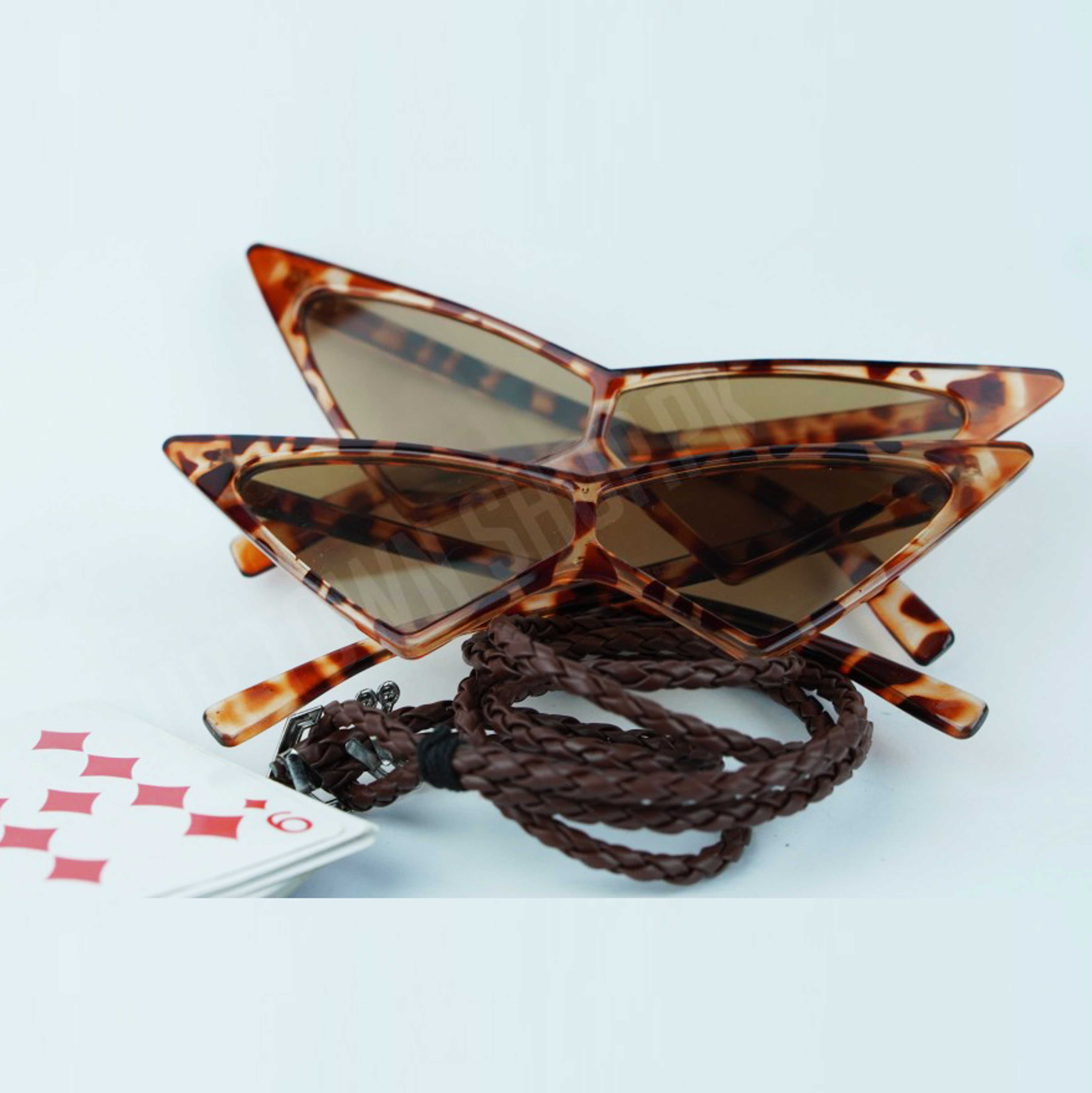 Cocoa Brown Fish Style Sunglass