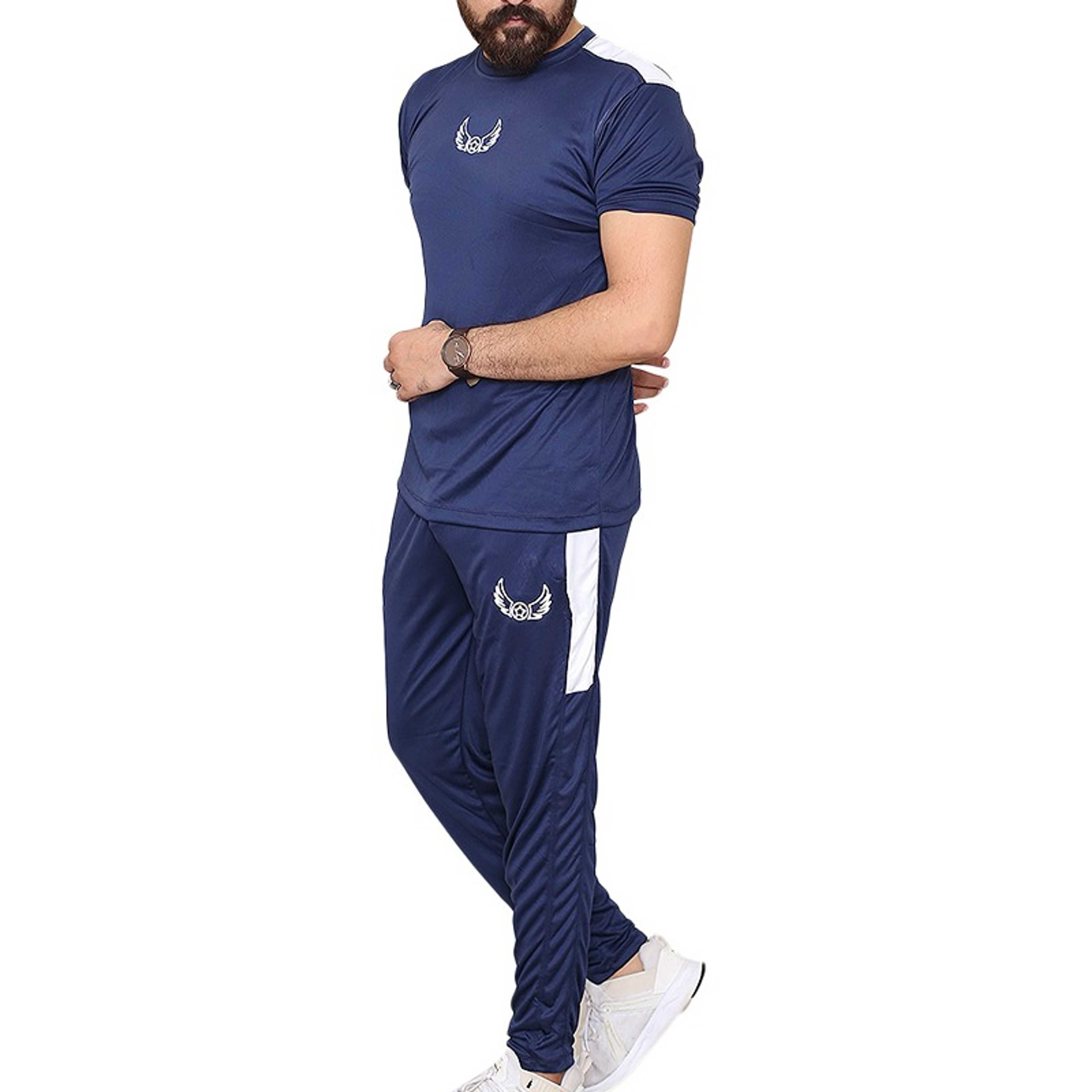 Blue Panel Active Tracksuits - Product Main Image