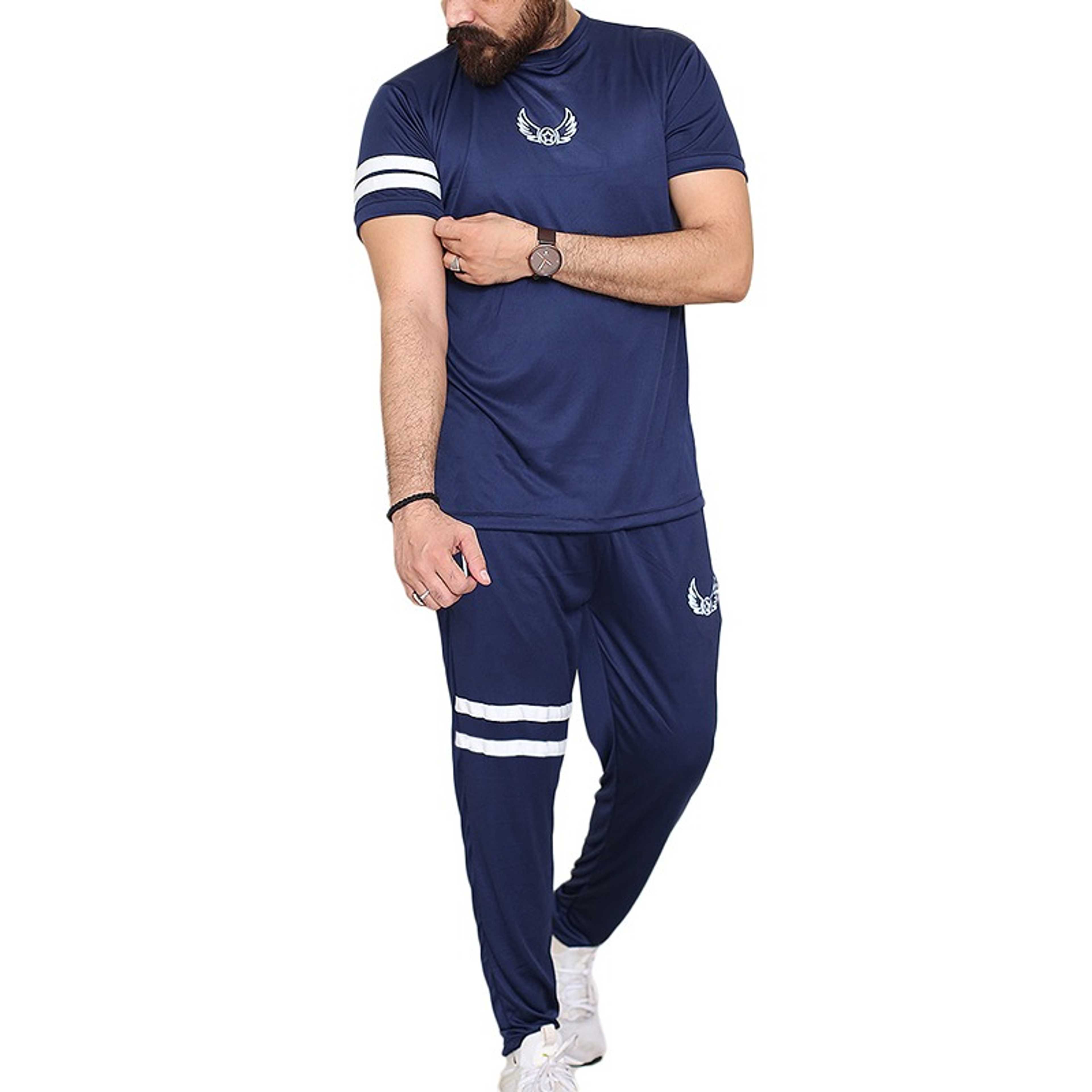 Blue Stripe Active Tracksuits - Product Main Image