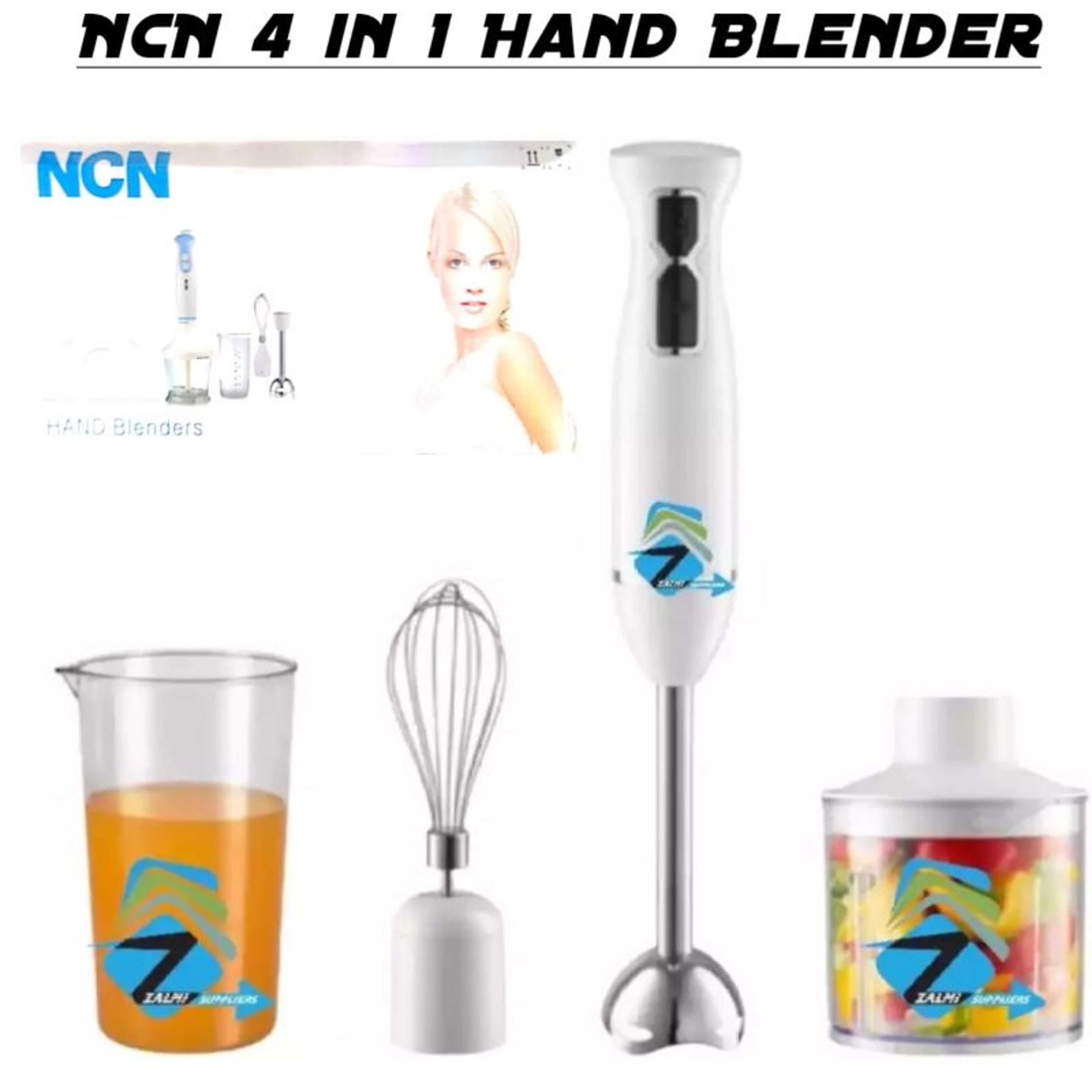 Imported 4 in 1 Hand Blender GR-301 Multifunctional Blender Grinder for Multipurpose