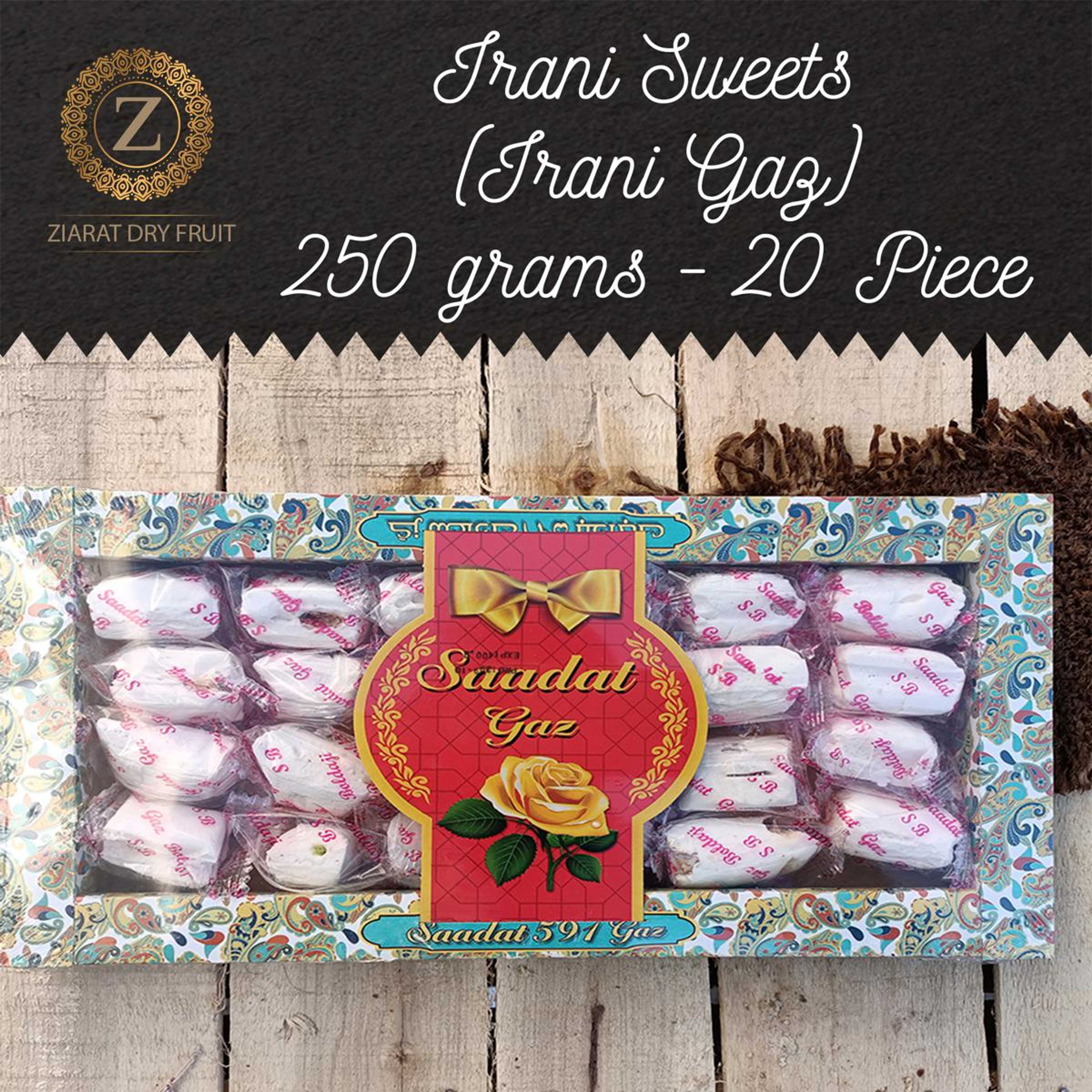 Irani Gaz Sweets - Gift Packaging - 250 grams