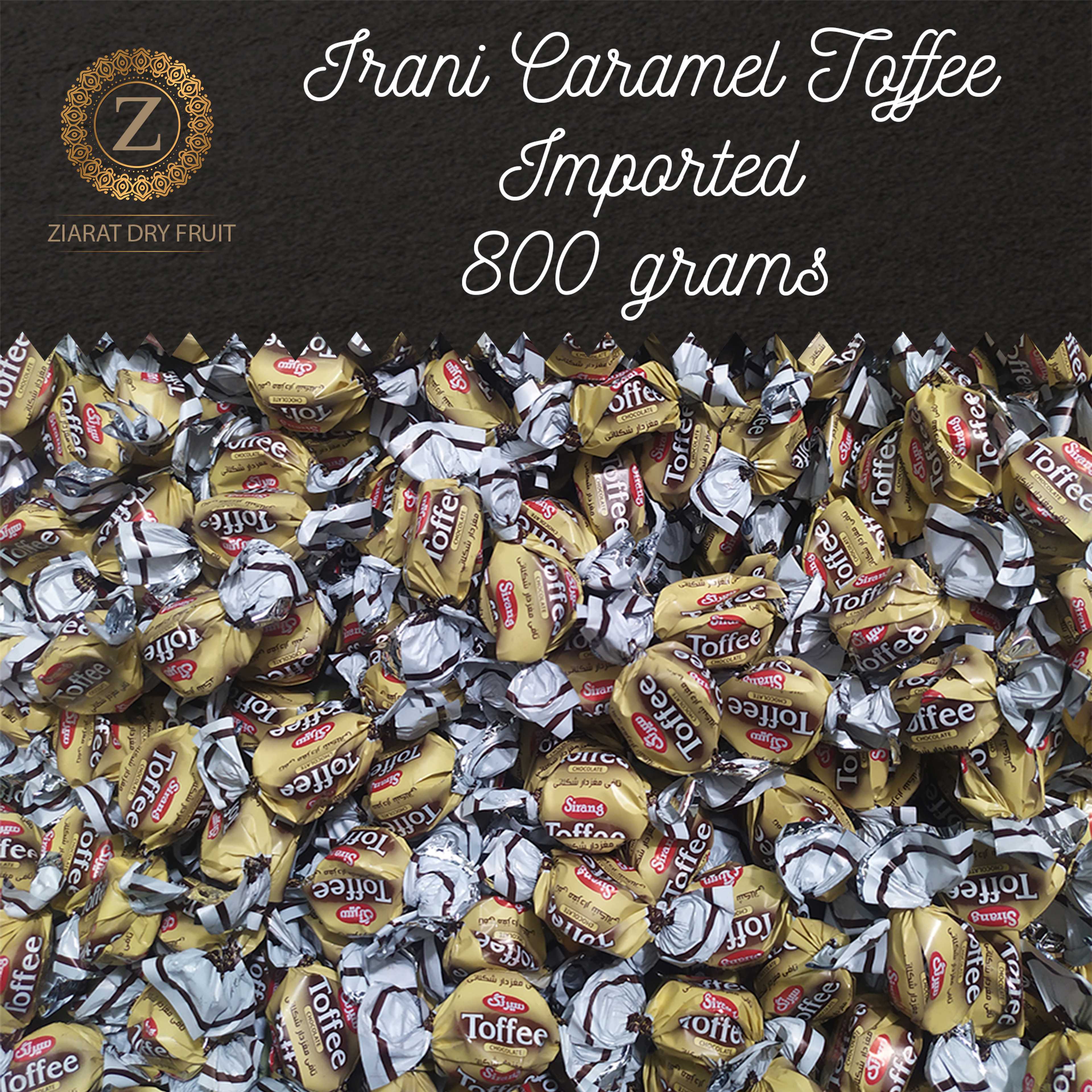 Mustard Color - Irani Caramel Toffee - 800grams - 100+Piece