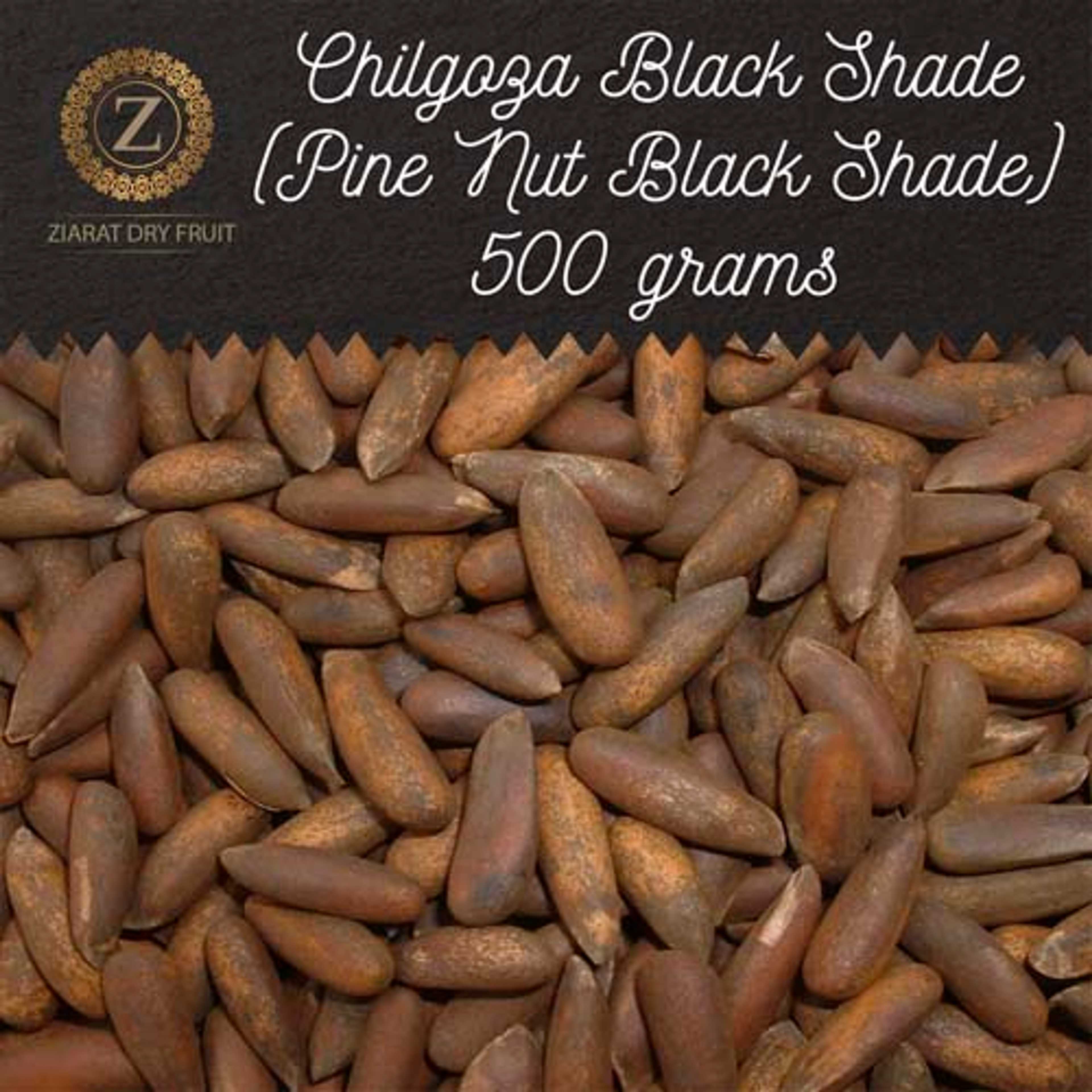 Chilgoza (Pine Nut) - Black Shade - 500gm(2x250grams)