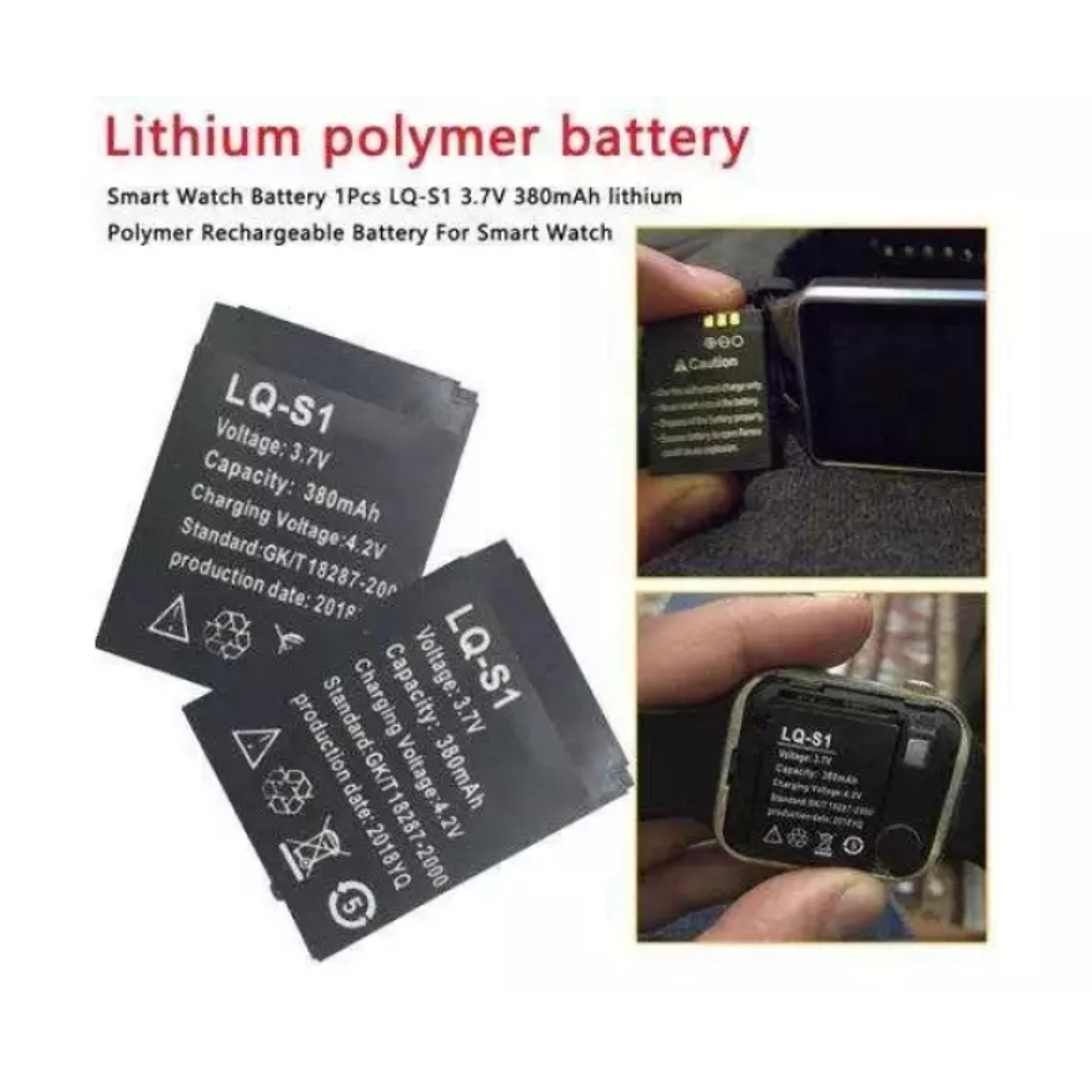 LQ S1 Smart watch Battery with complete 380 mah Capacity 4