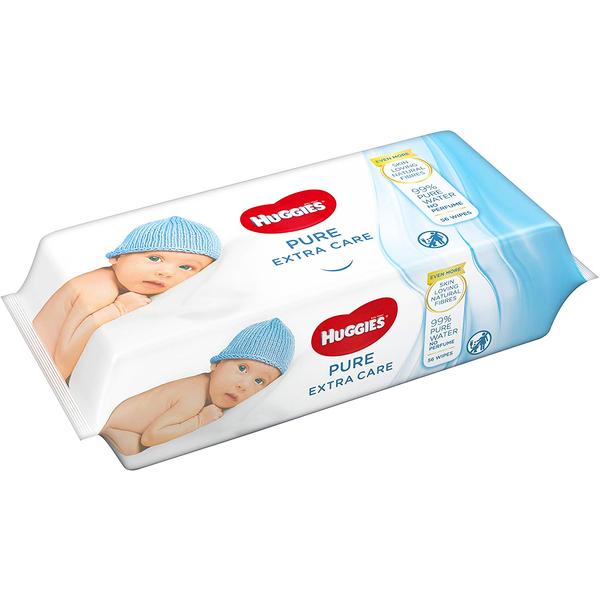 HUGGIES BABY WIPES EXTRA CARE PURE 56 S
