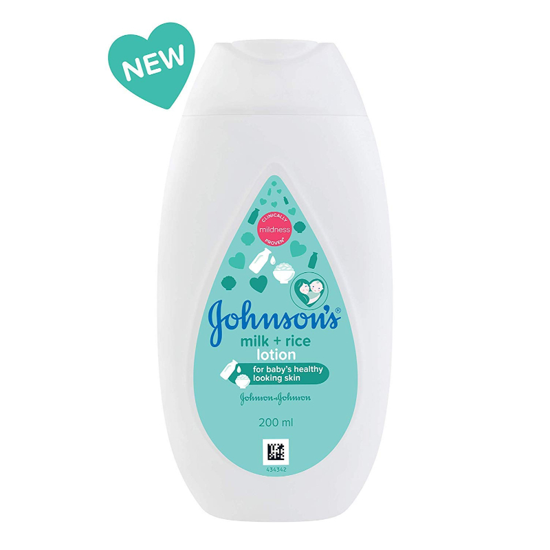 JOHN'SONS BABY LOTION MILK + RICE 200ML (Imported)
