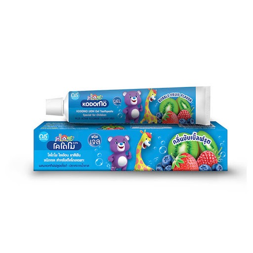 KODOMO TOOTH PASTE GEL KIDS BUBBLE FRUIT 40G (Imported)