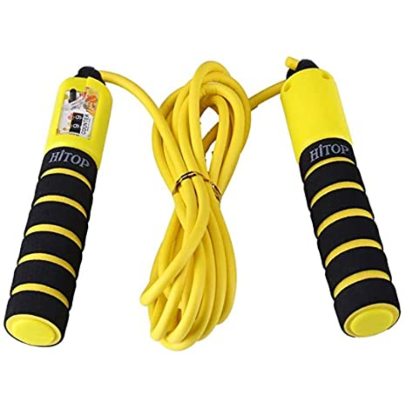Skipping Jump Rope Adjustable Speed Fitness - Yellow