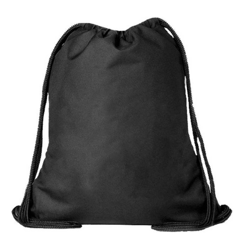 Black Drawstring Bags Durable Cinch Backpacks