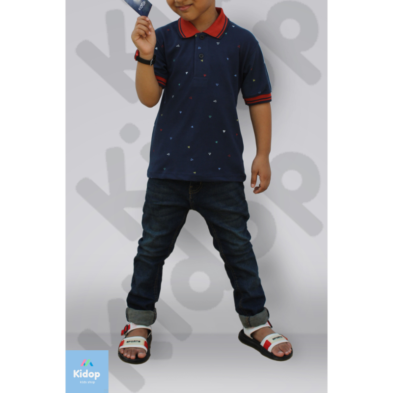 New Stylish Polka Dot Kids Polo T-shirt Pk Jersey Polo Tshirt For Kids