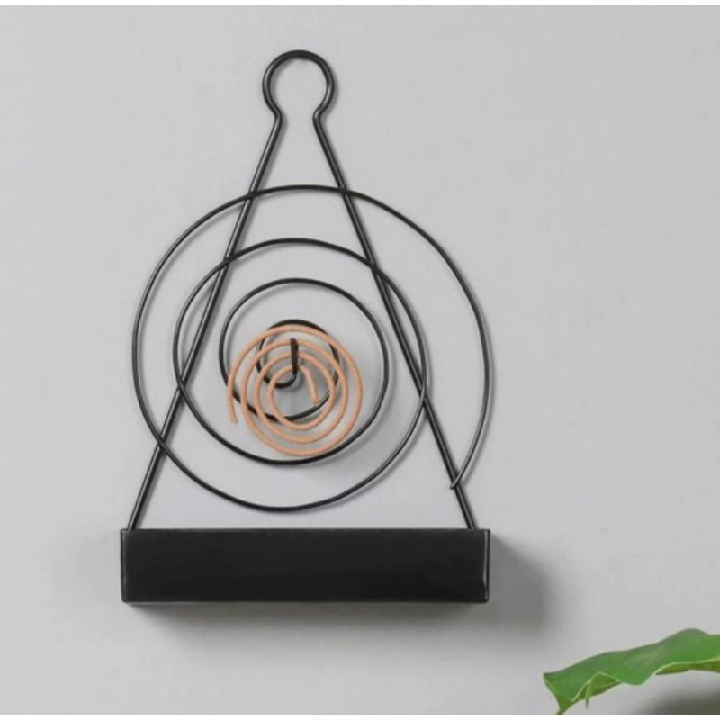 Nordic iron insect mosquito coil holder retro innovative home incense sandalwood mosquito repellent coil holder anti-mosquito