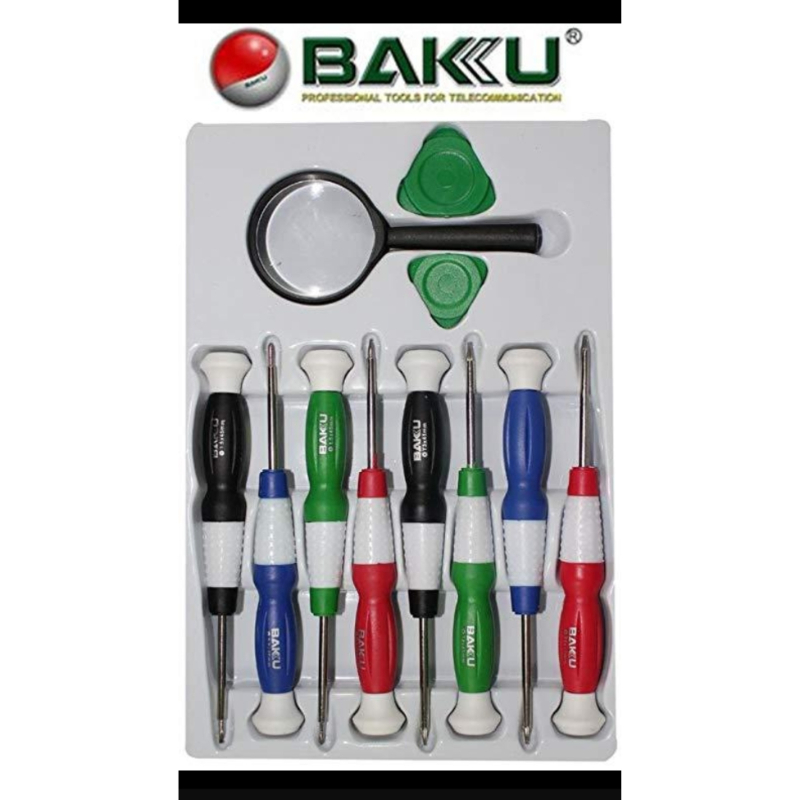 ORGINAORGINAL Baku 11pcs Tool Kit Screw Driver Set For PC Mobile Phone RepairL Baku 11pcs Tool Kit Screw Driver Set For PC Mobile Phone Repair