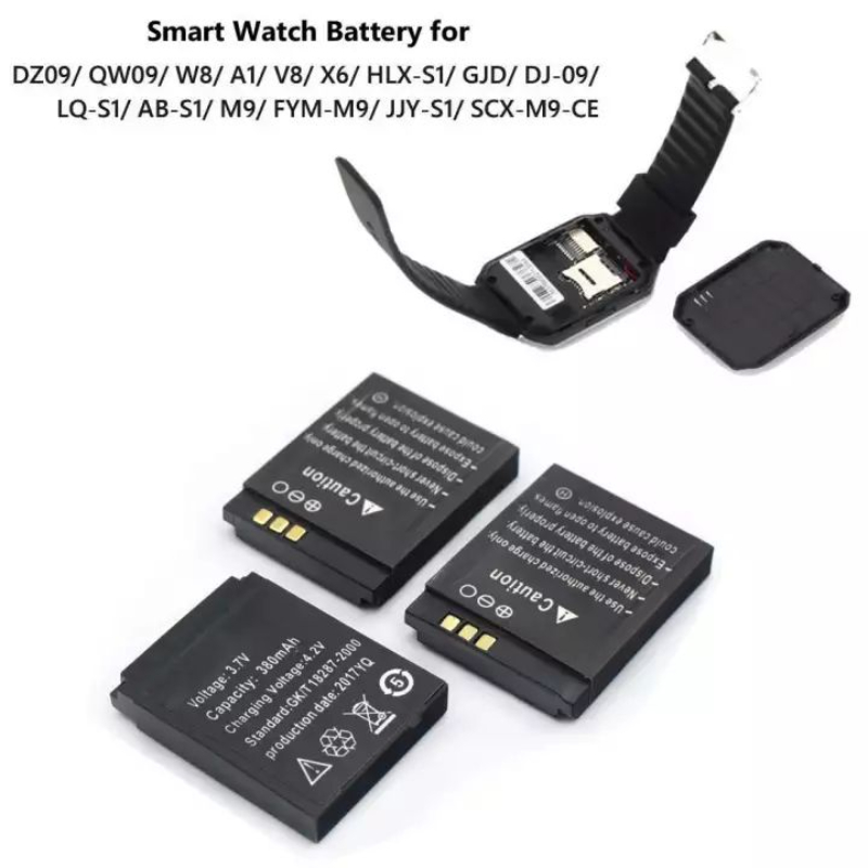 Pack of 3 Batteries For Smart Watches