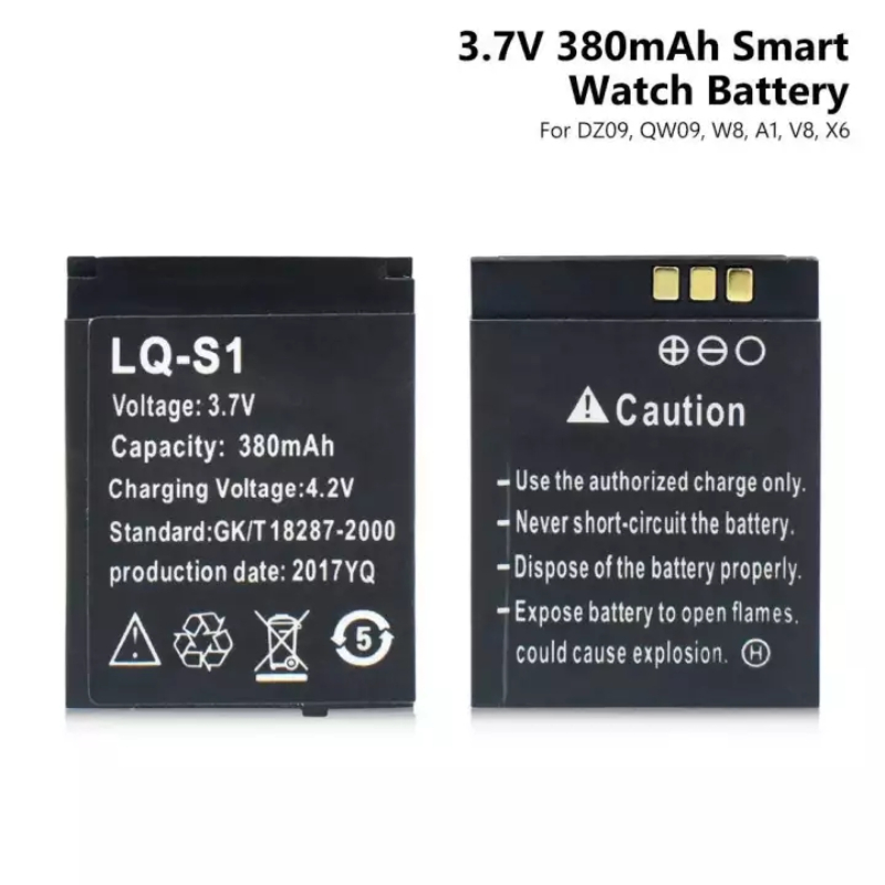 LQ-S1 Smart watch Battery with complete 380 mah Capacity
