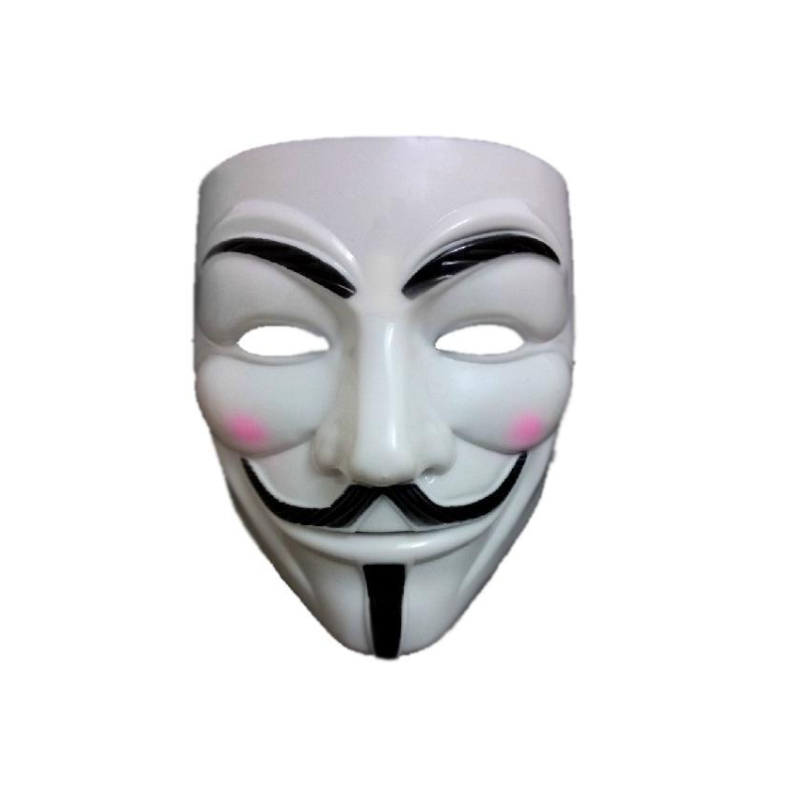 V is for Vendetta Guy Fawkes Mask - White (New)