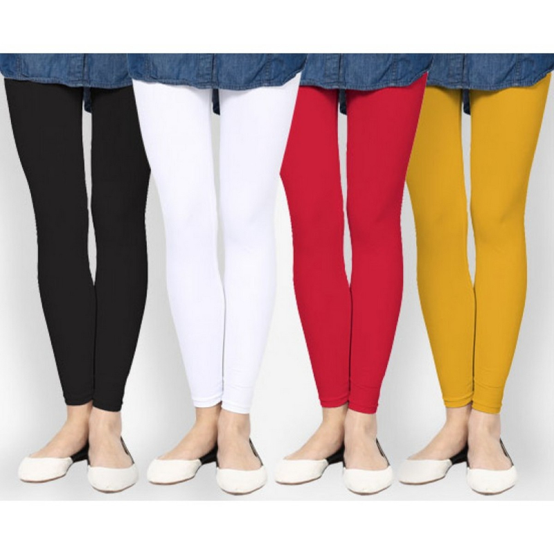 Pack of 3 - Cotton Tights For Women Multi Color